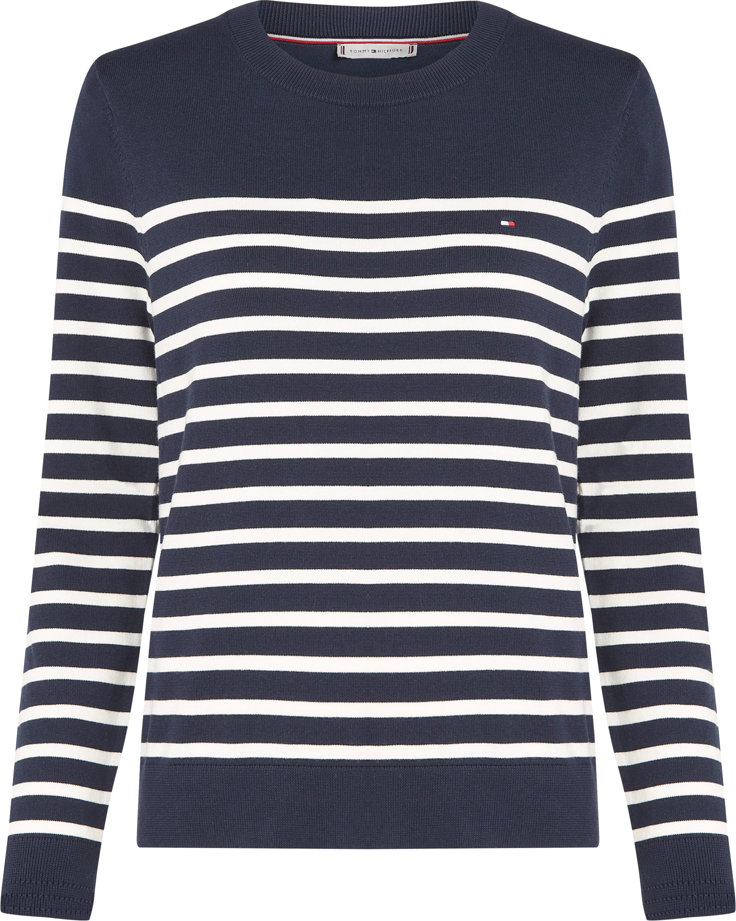 Tommy Hilfiger Trui met ronde hals CO JERSEY STITCH LS C-NK SWT