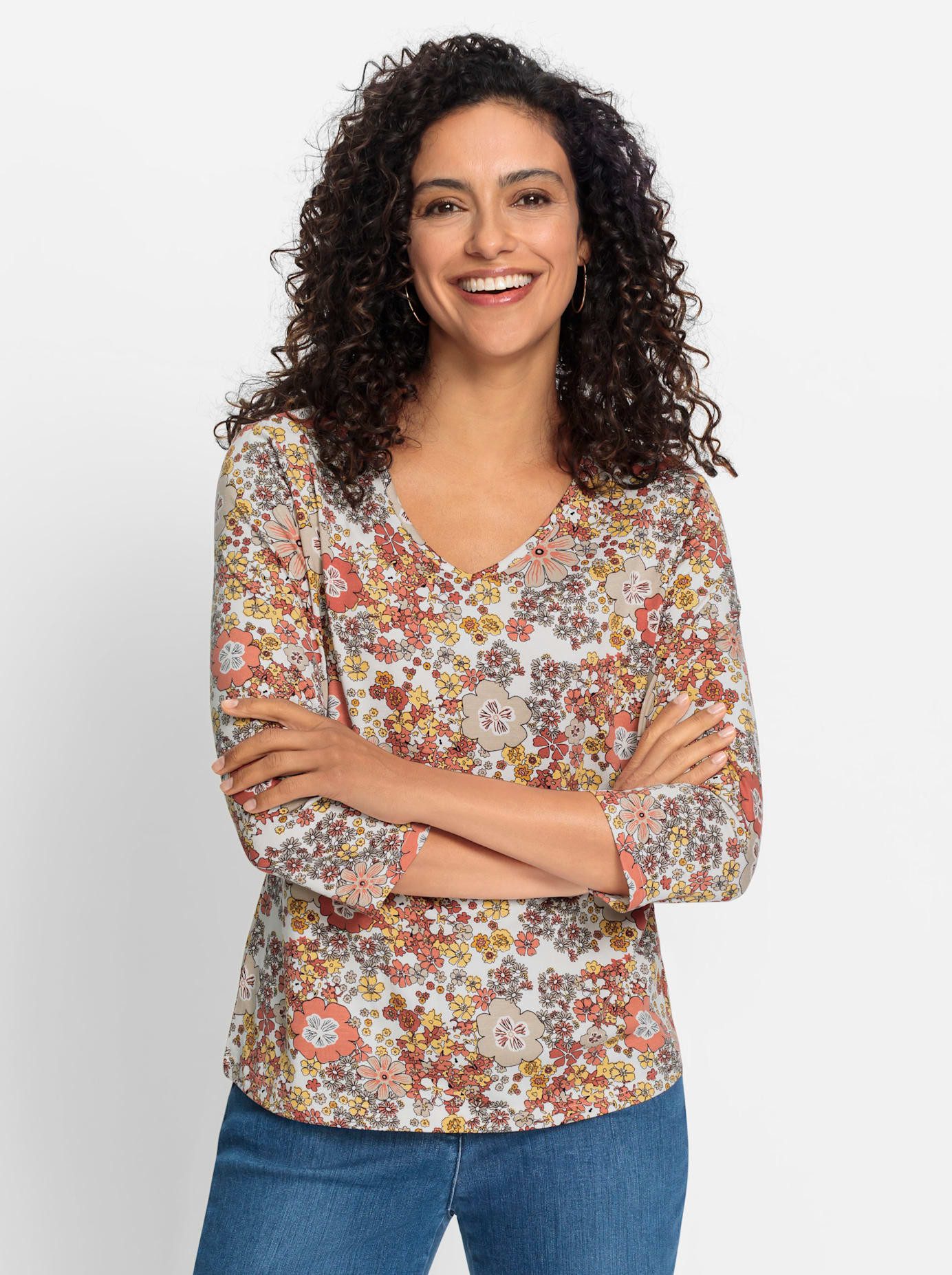 Classic Inspirationen Shirt met 3 4 mouwen Shirt met 3 4-mouwen (1-delig)