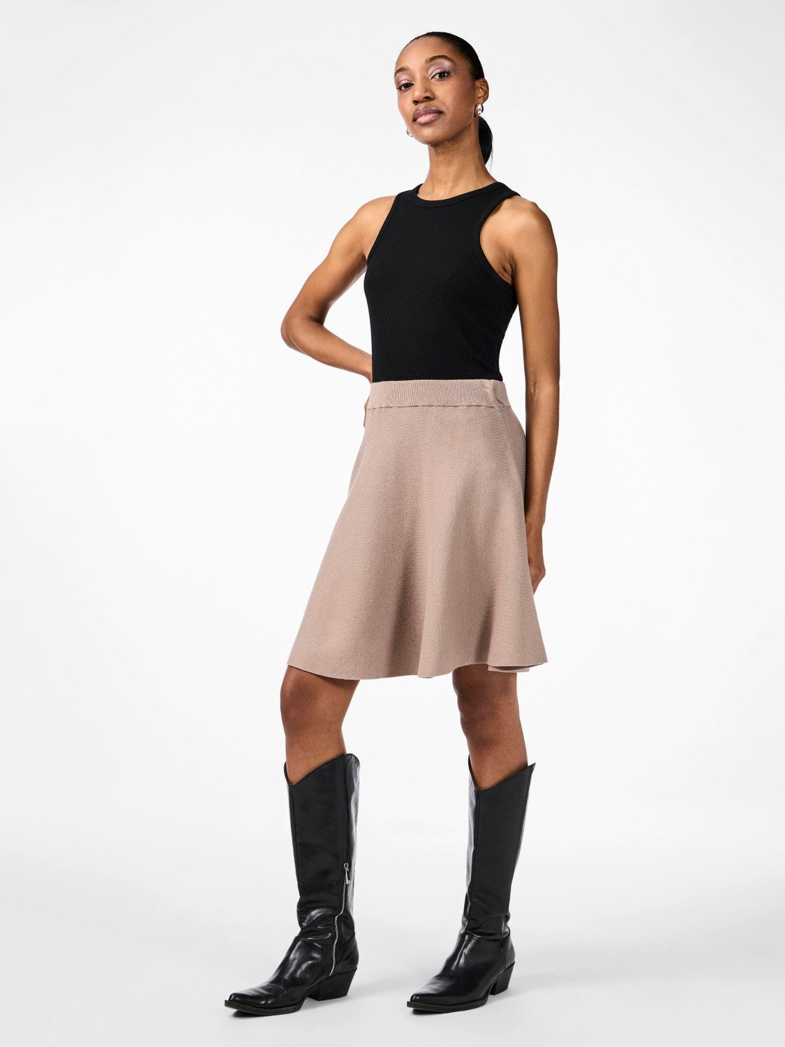 Y.A.S Minirok YASFONNY HW KNIT SKIRT S. NOOS