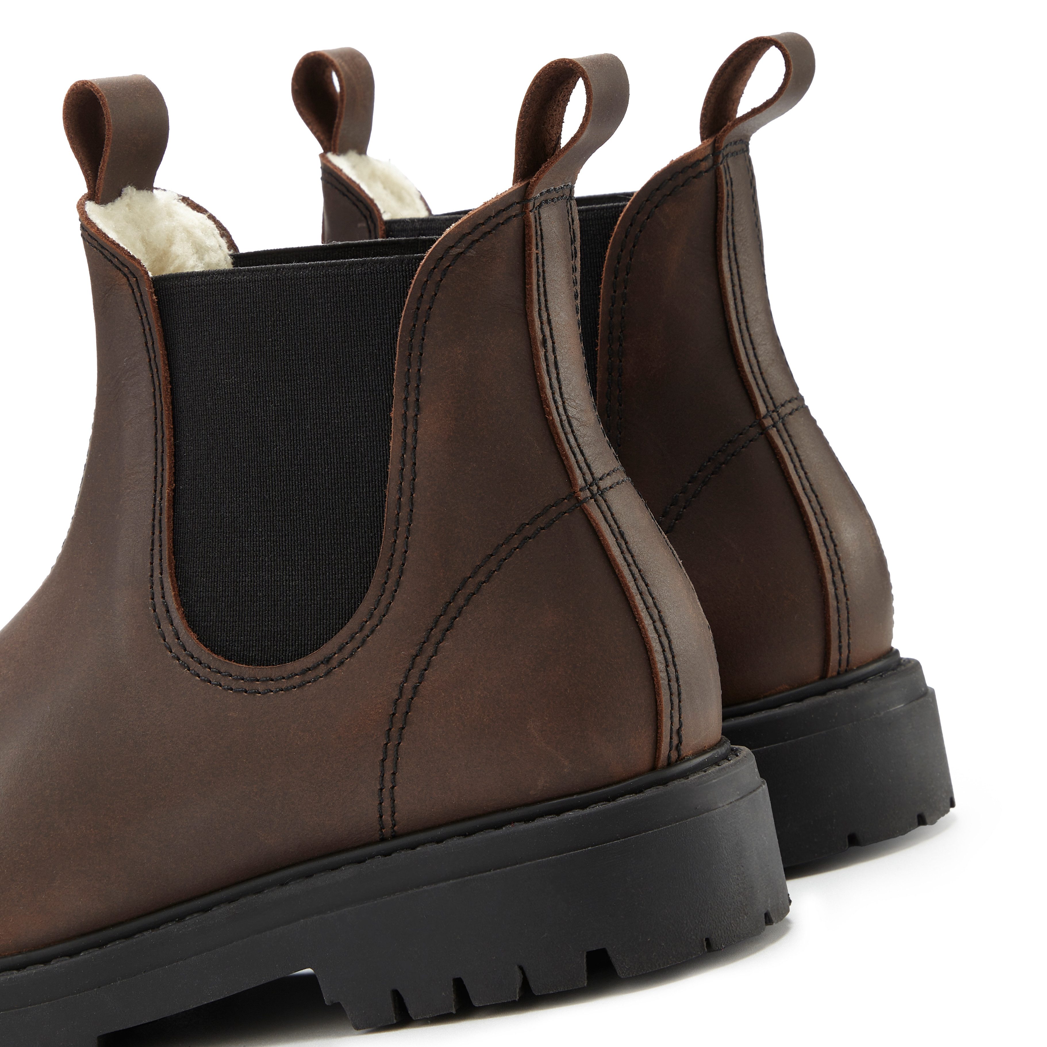 Elbsand Laarsjes van leer in klassieke chelsea-look, laarzen, boots, winterlaarzen