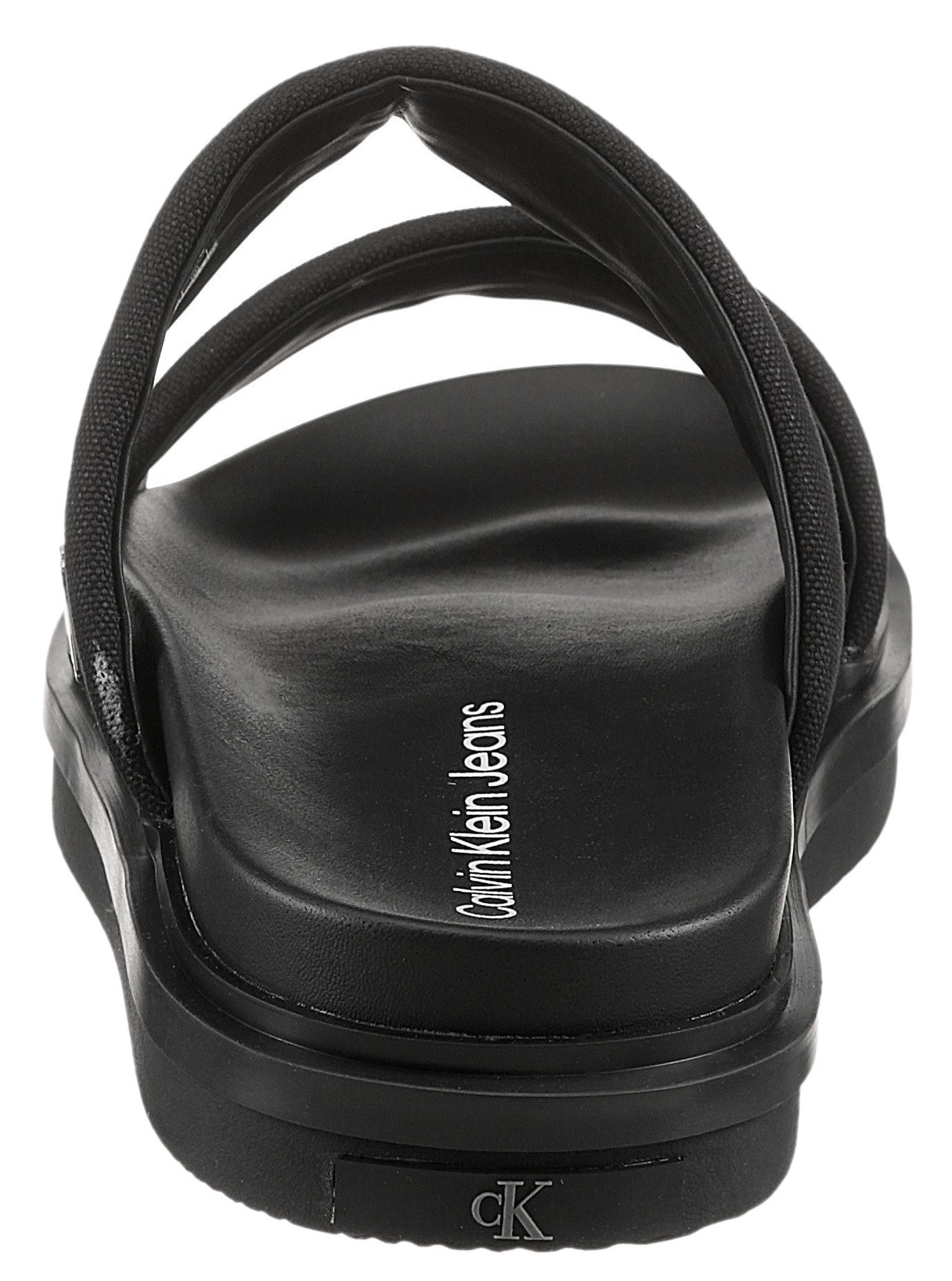 Calvin Klein Slippers FLAT MOLDED DBL BAR SANDAL CV