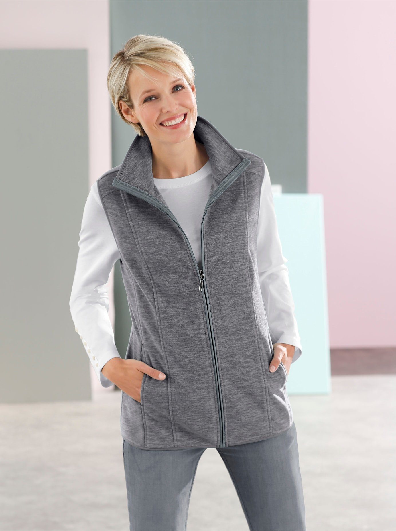 Classic Basics Mouwloos fleecevest