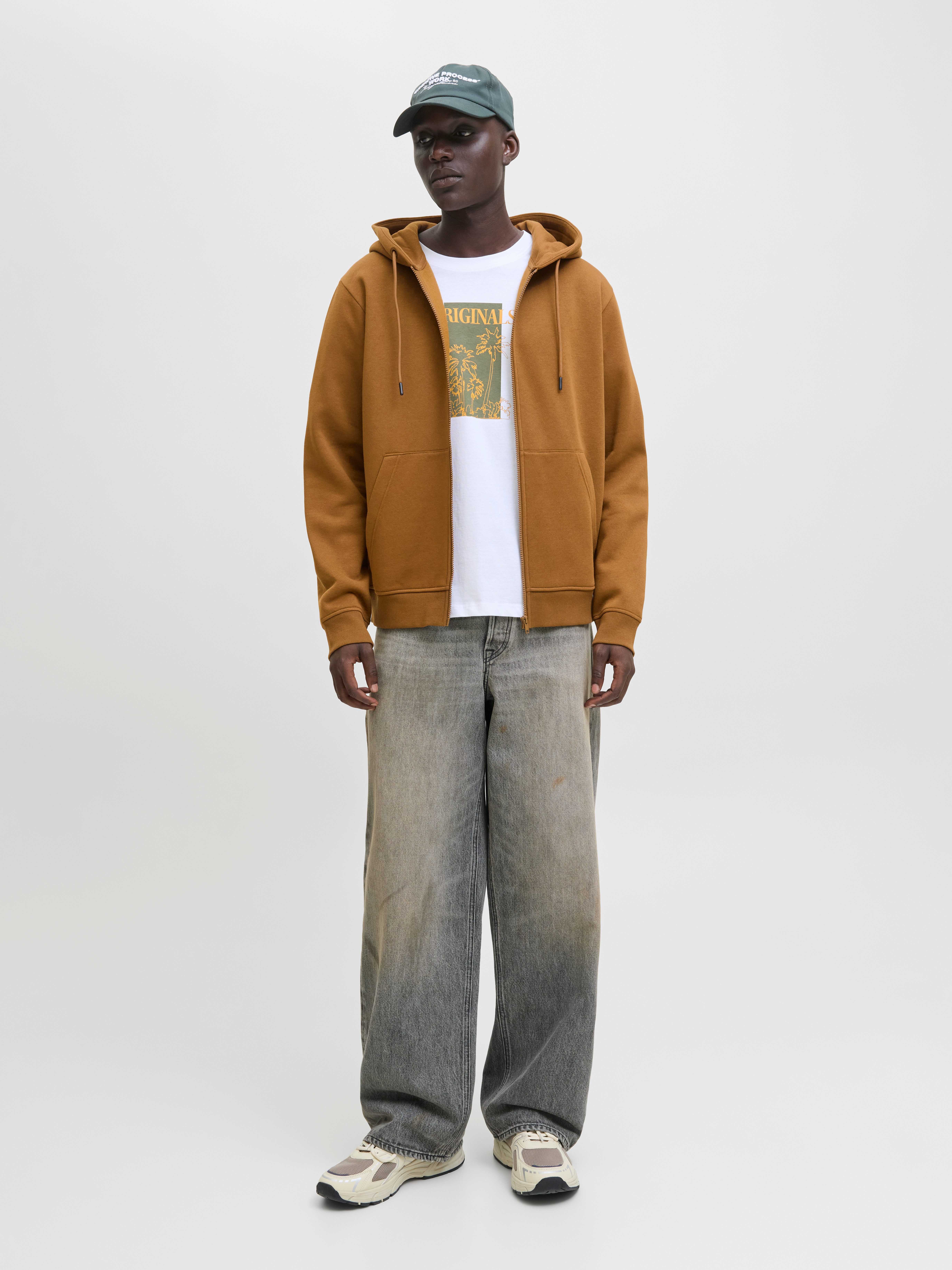 Jack & Jones Capuchonsweatvest JJEBRADLEY met capuchon, ideaal voor koud seizoen