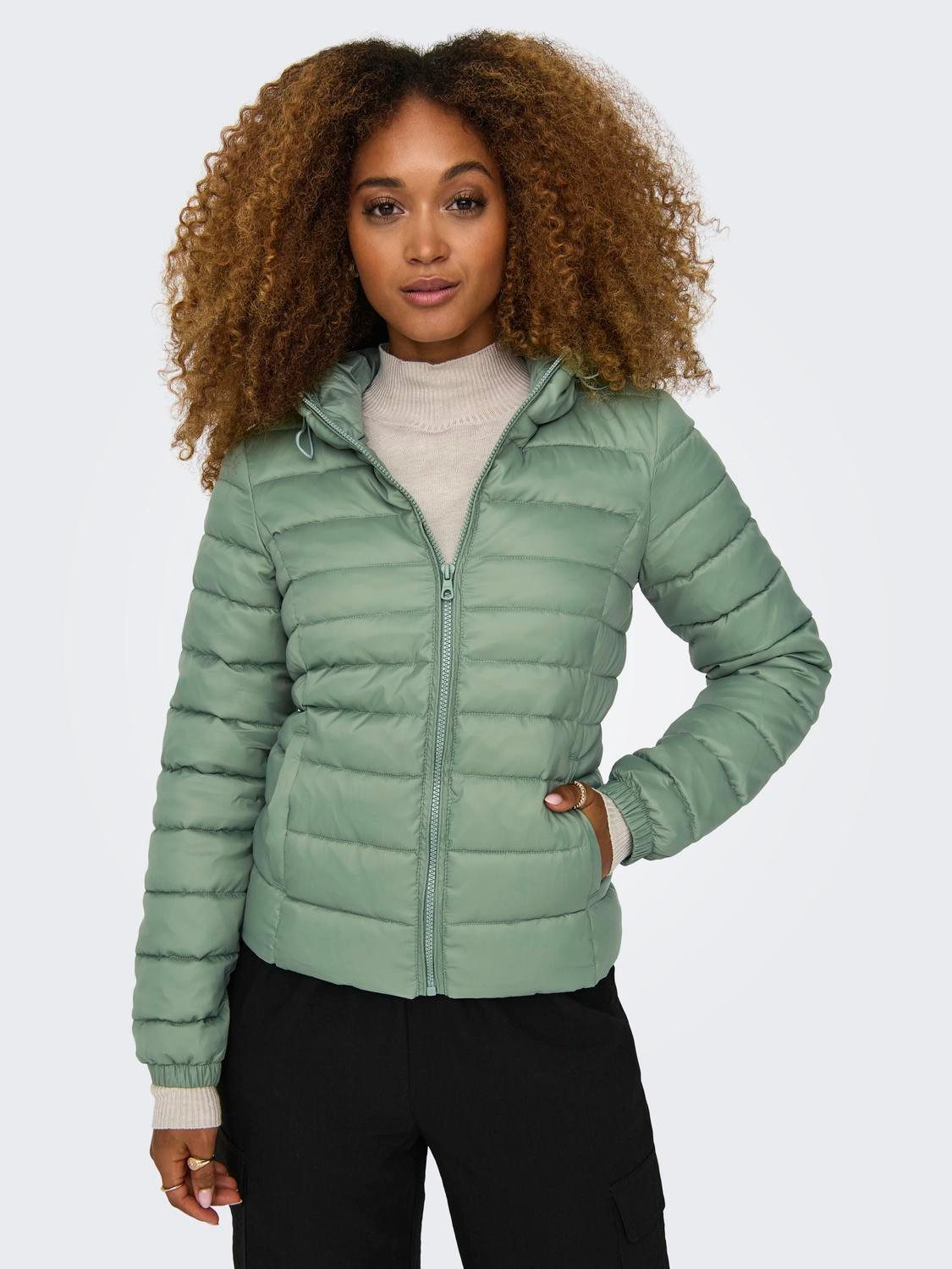 Only Gewatteerde jas ONLTAHOE HOOD JACKET OTW NOOS