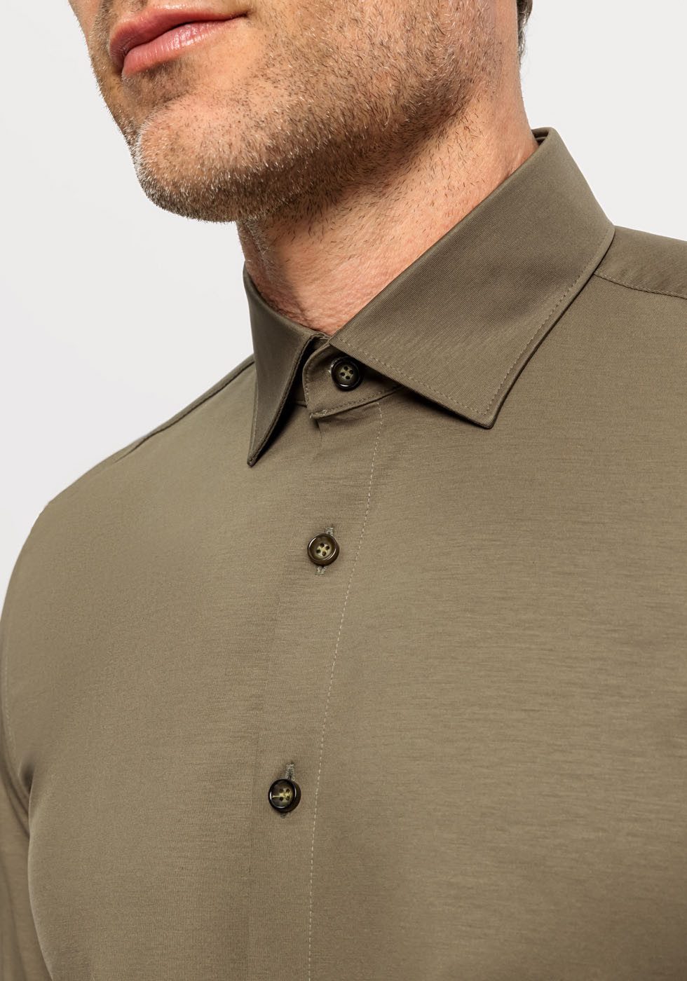 OLYMP Businessoverhemd Level Five body fit jersey shirt