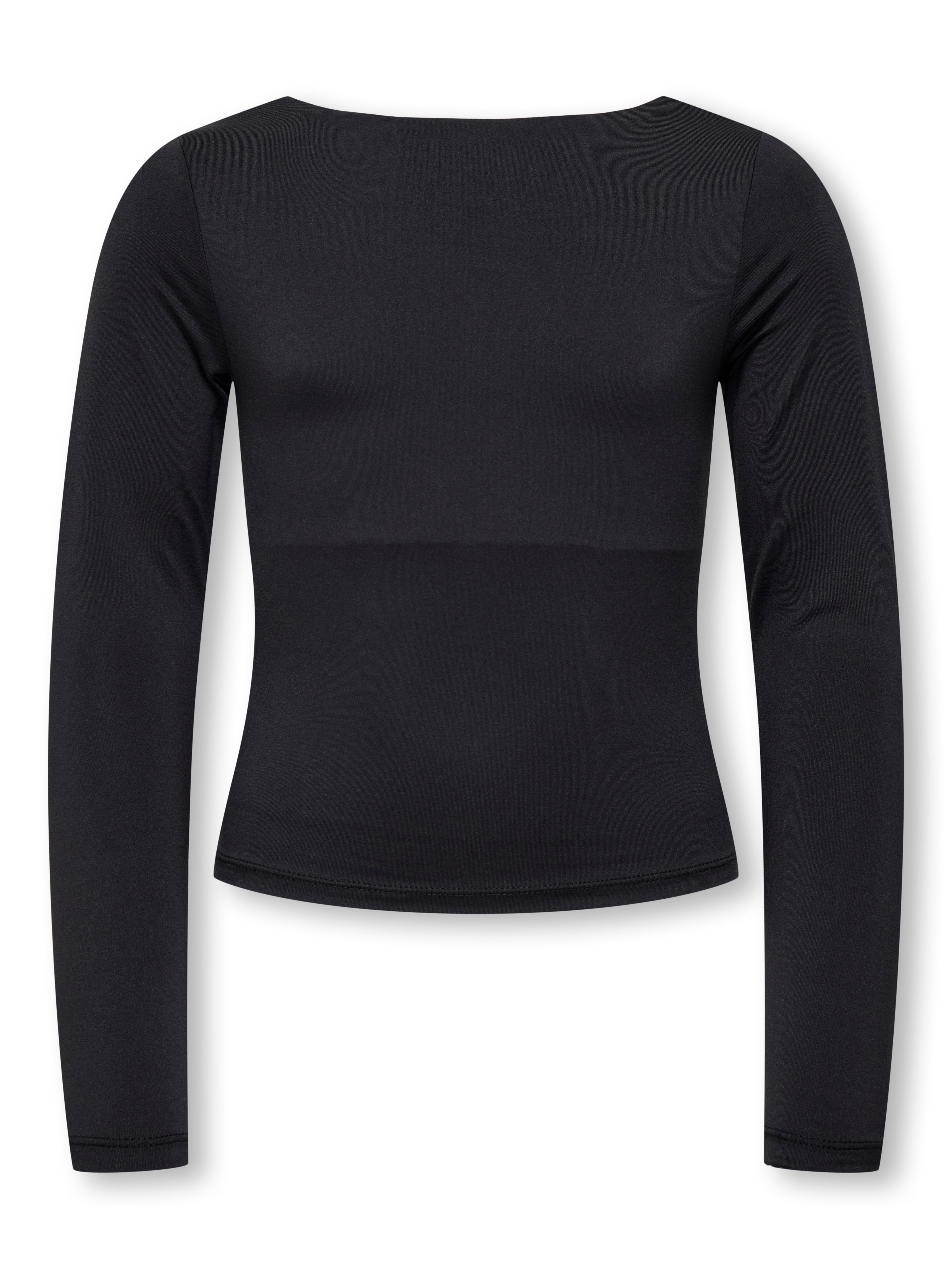 KIDS ONLY Shirt met lange mouwen KOGEA L/S 2-WAYS FIT TOP CS JRS NOOS