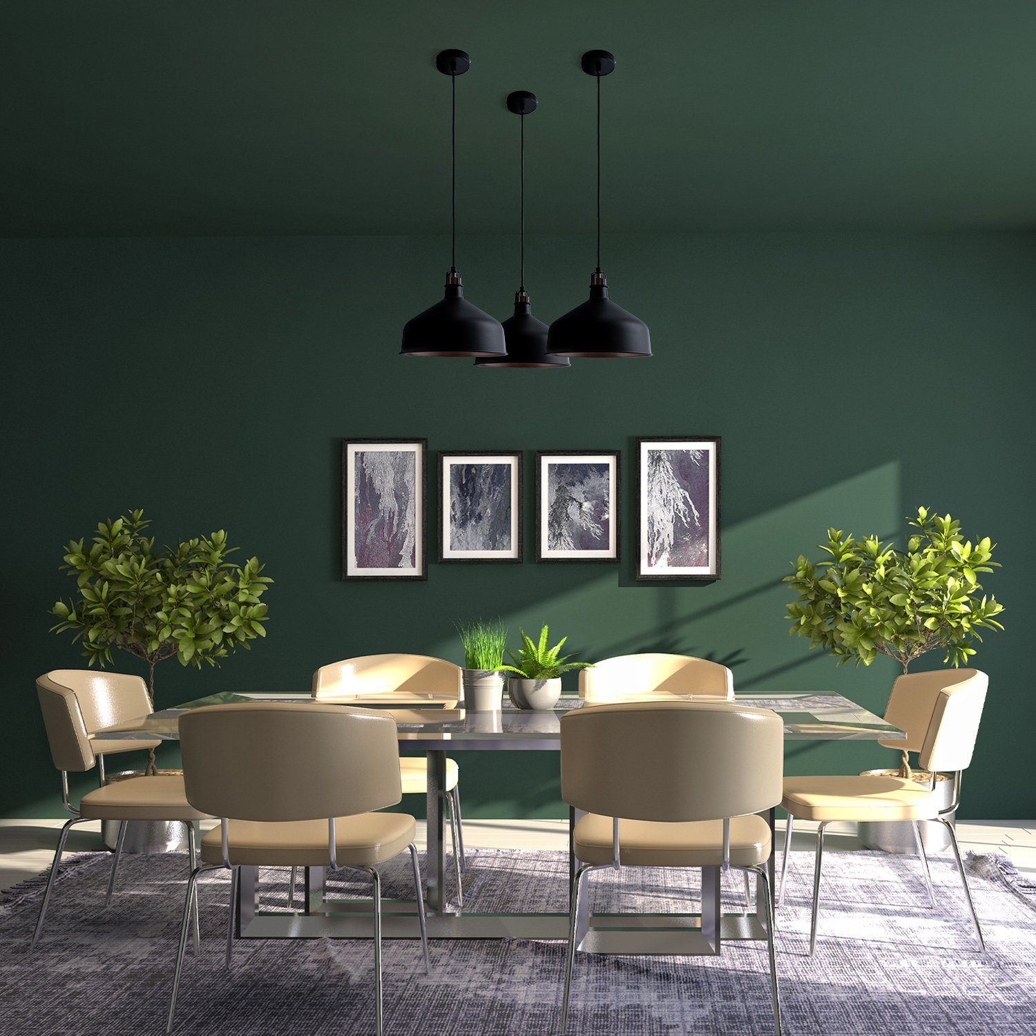 Paco Home Hanglamp James Keukenlamp hangend hanglamp eetkamer Eettafellamp Industrial