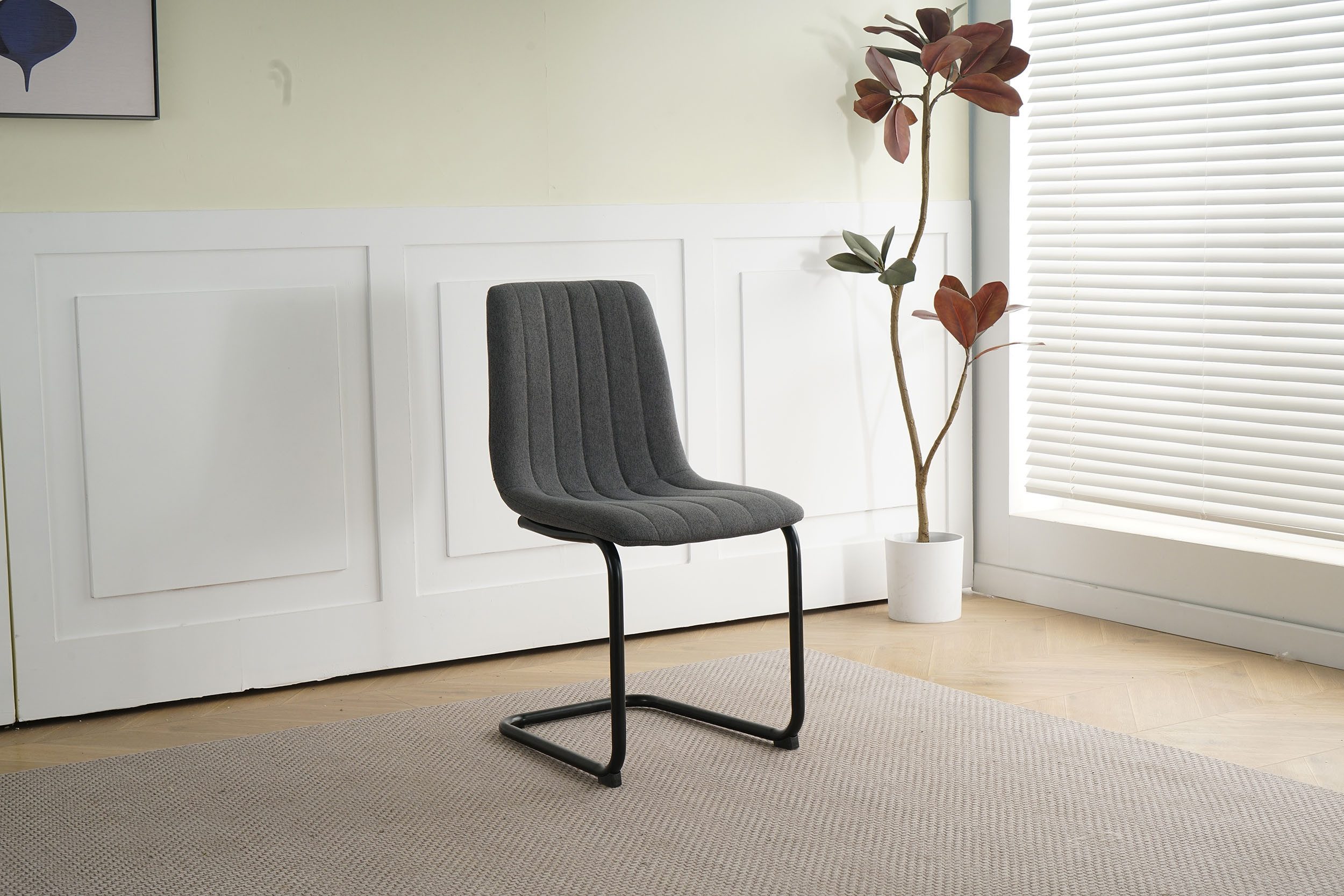INOSIGN Vrijdragende stoel met vrijschommelend frame (set, 2 stuks)