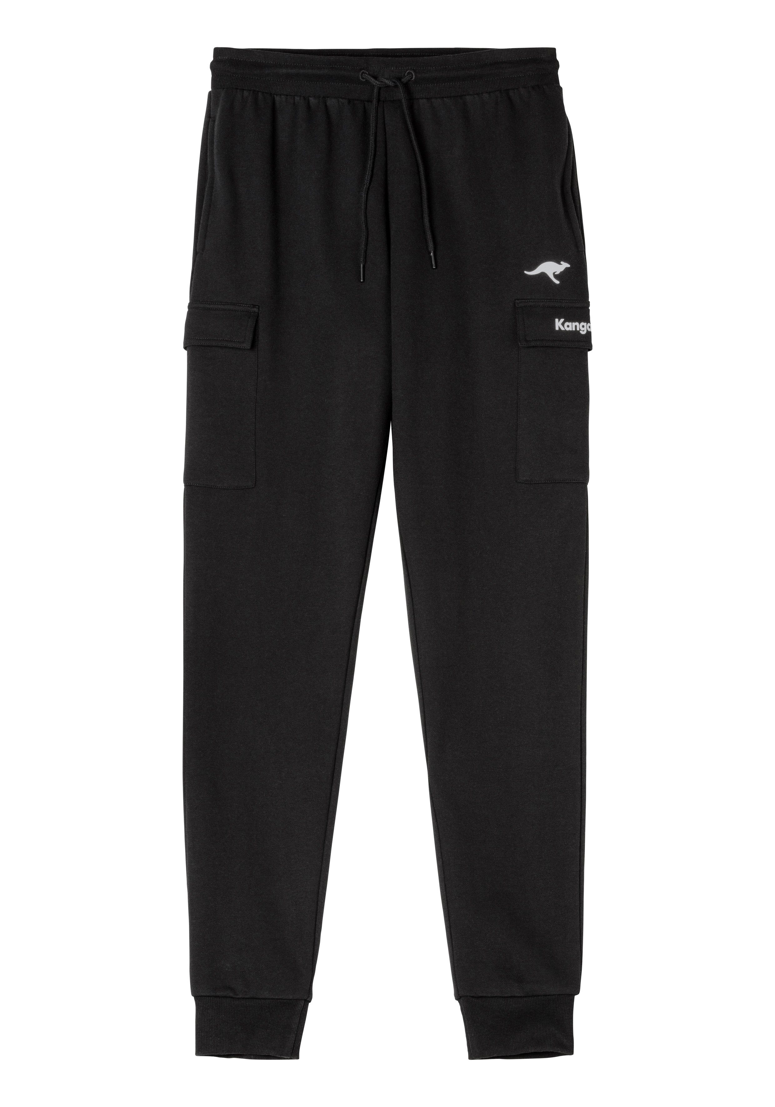 KangaROOS Sweatbroek Joggingbroek met koord, relaxbroek van lichte sweatkwaliteit