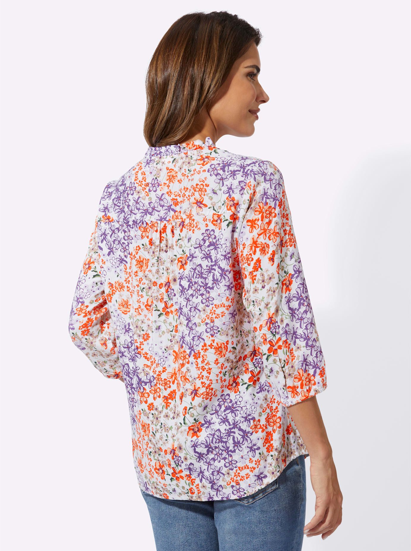 Classic Basics Gedessineerde blouse