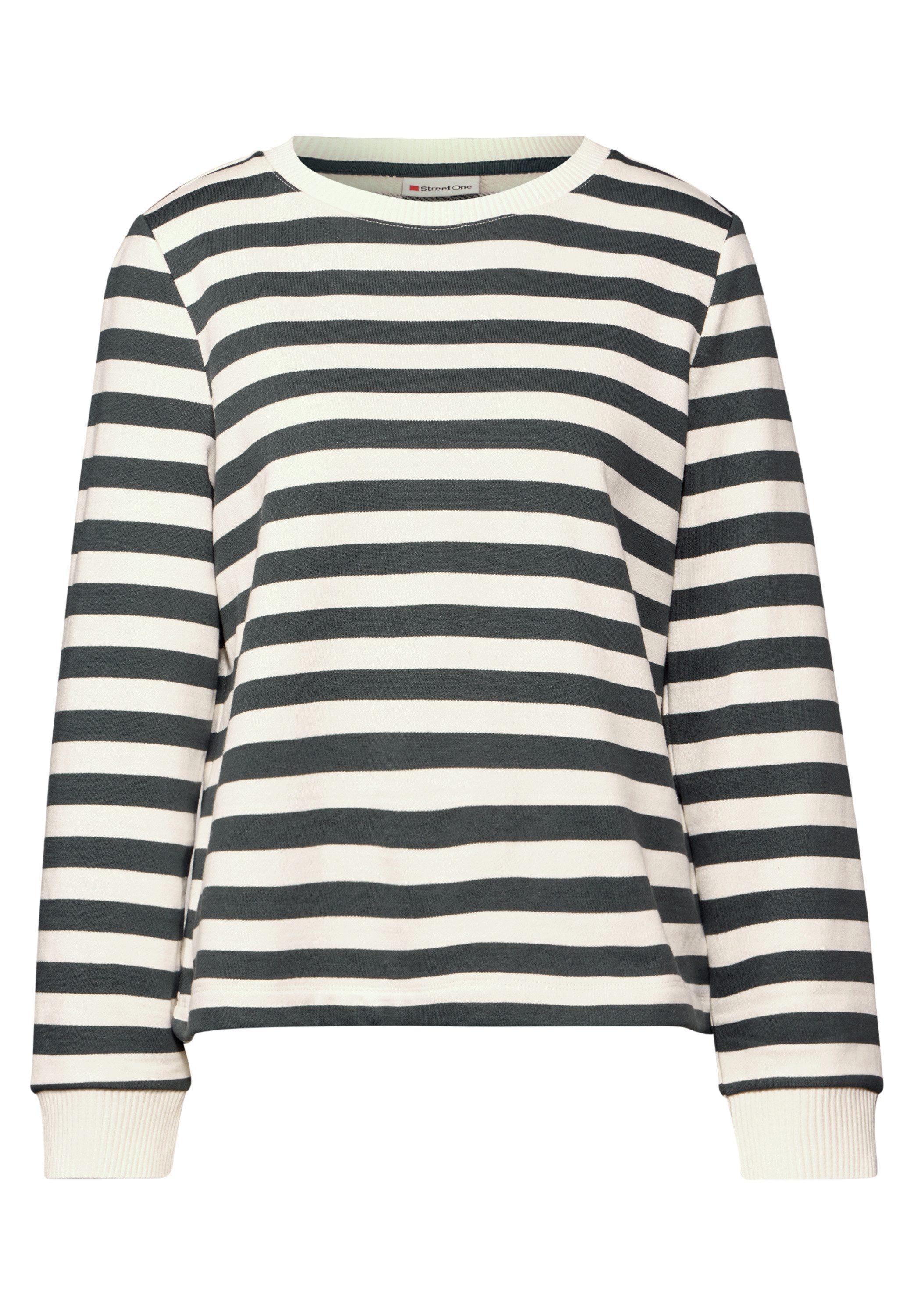 STREET ONE Sweater in streep-look