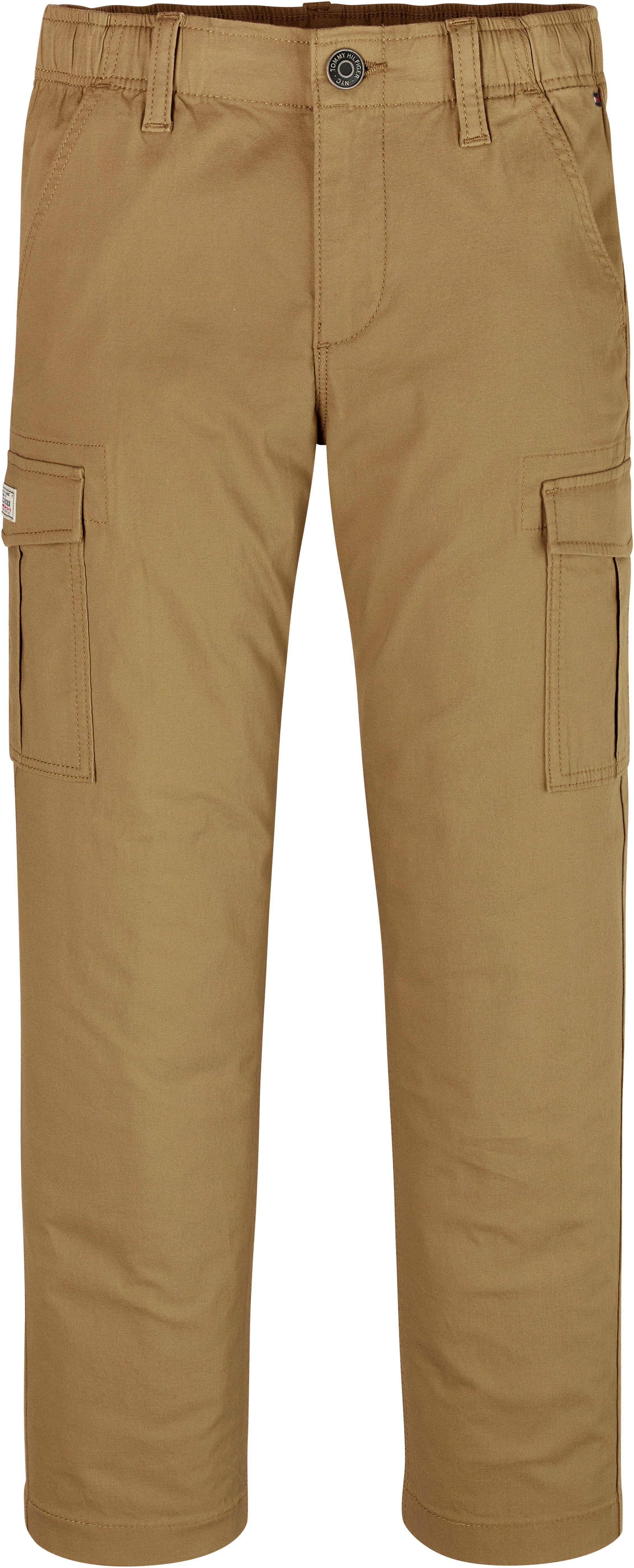 Tommy Hilfiger Geweven broek CARGO WOVEN PANTS Kinderen tot 16 jaar cargotassen elastische tailleband