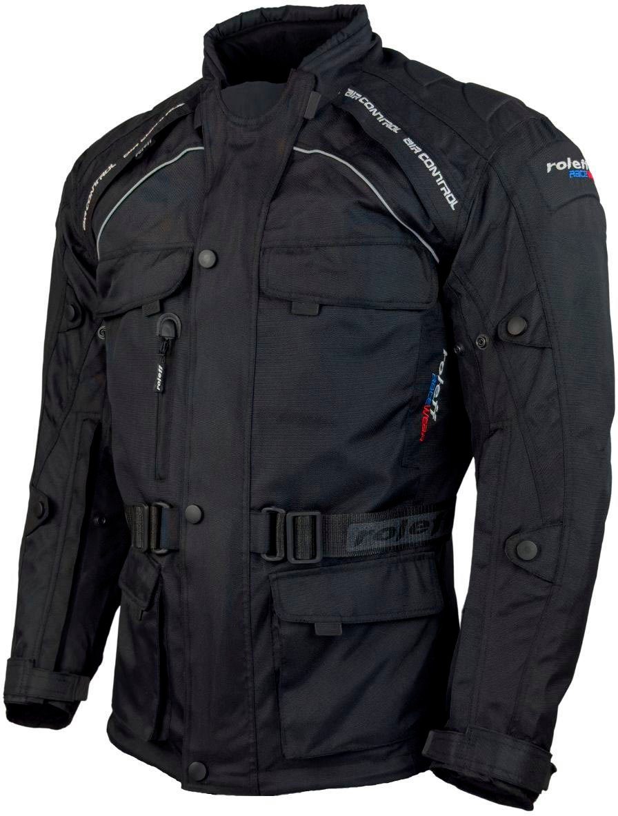 roleff Bikerjack Liverpool RO Unisex, met veiligheidsstrepen, 4 zakken