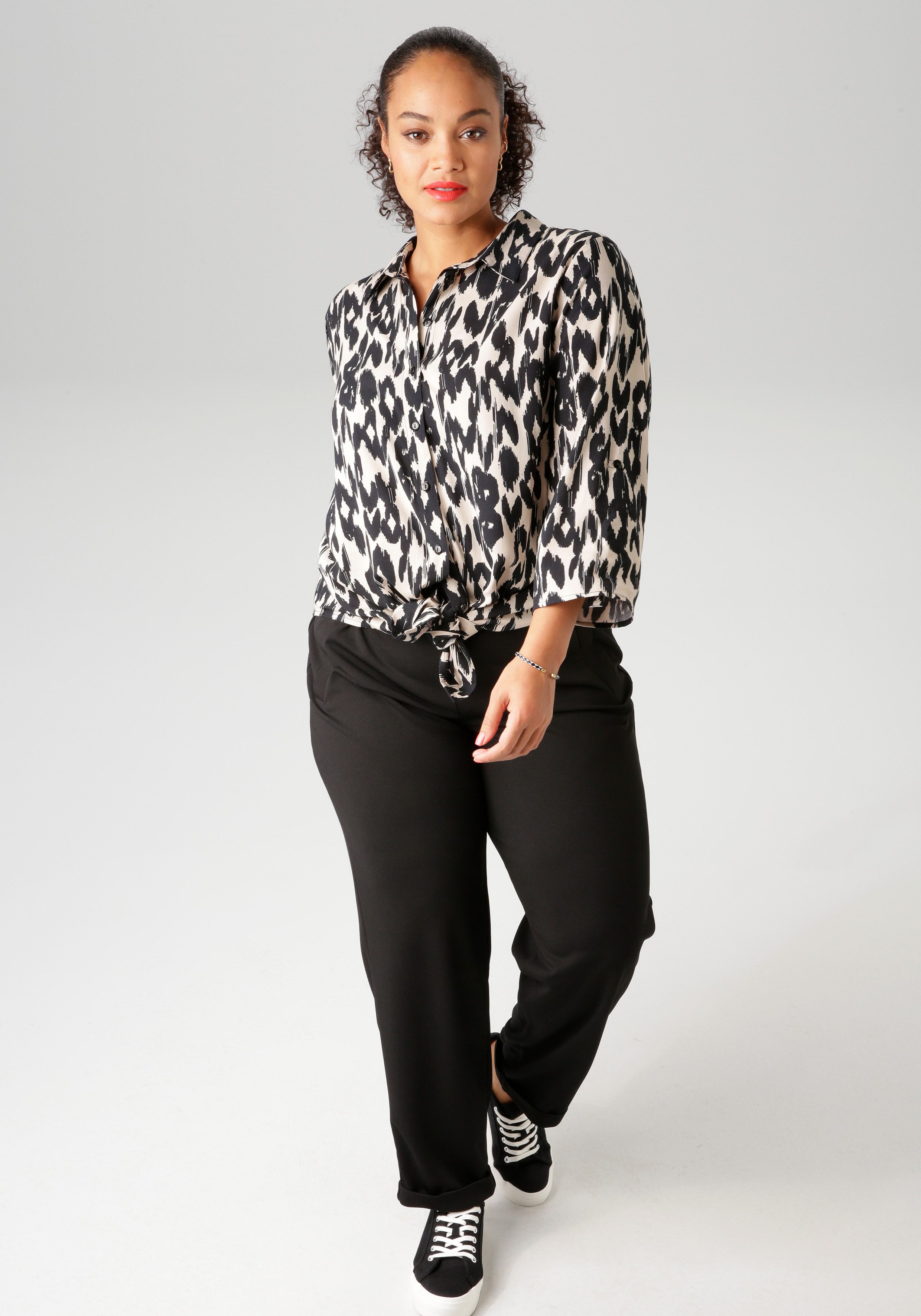 Aniston PLUS Overhemdblouse trendy design - nieuwe collectie