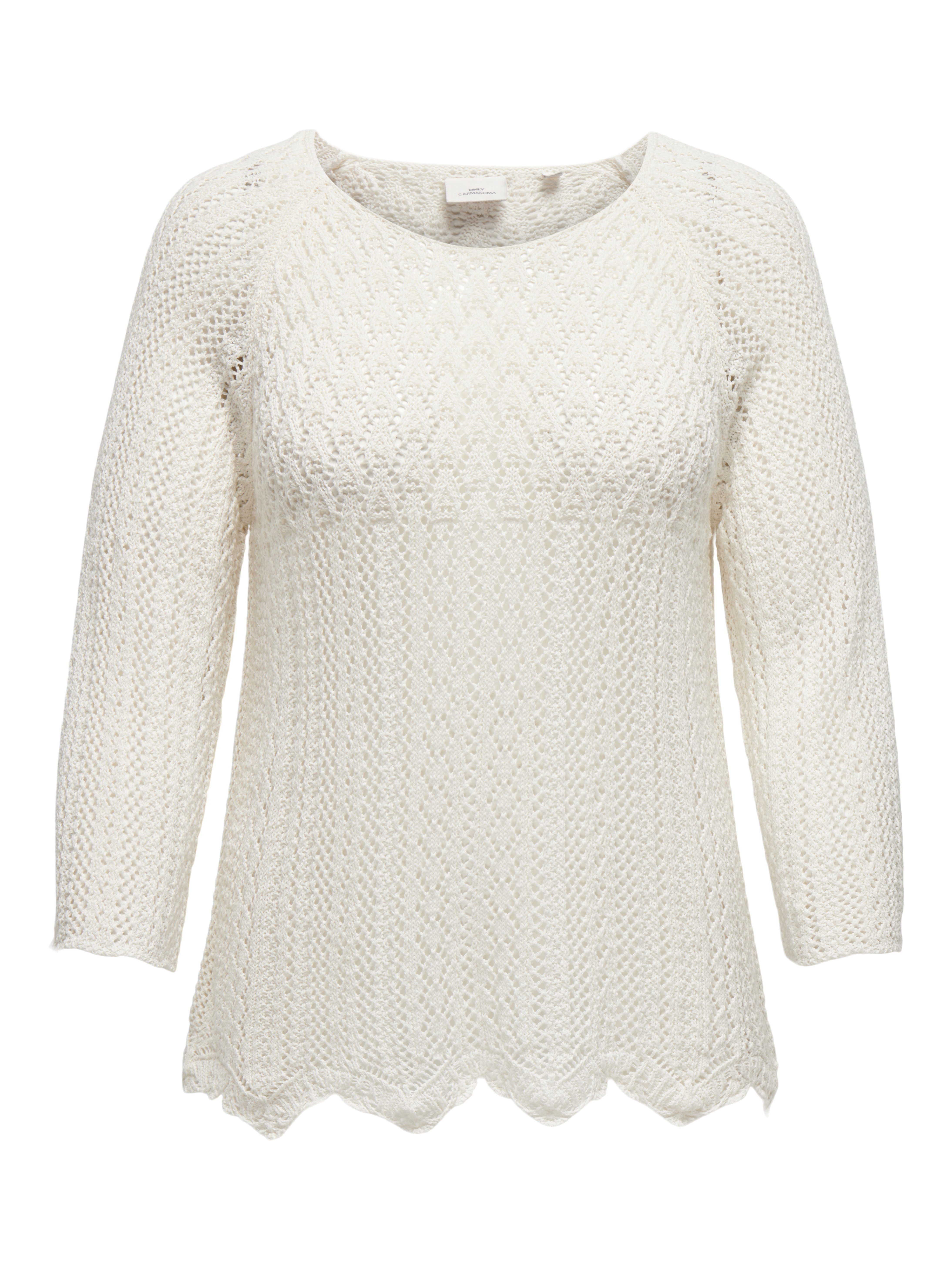 ONLY CARMAKOMA Gebreide trui CARNOLA LIFE 3/4 PULLOVER KNT NOOS
