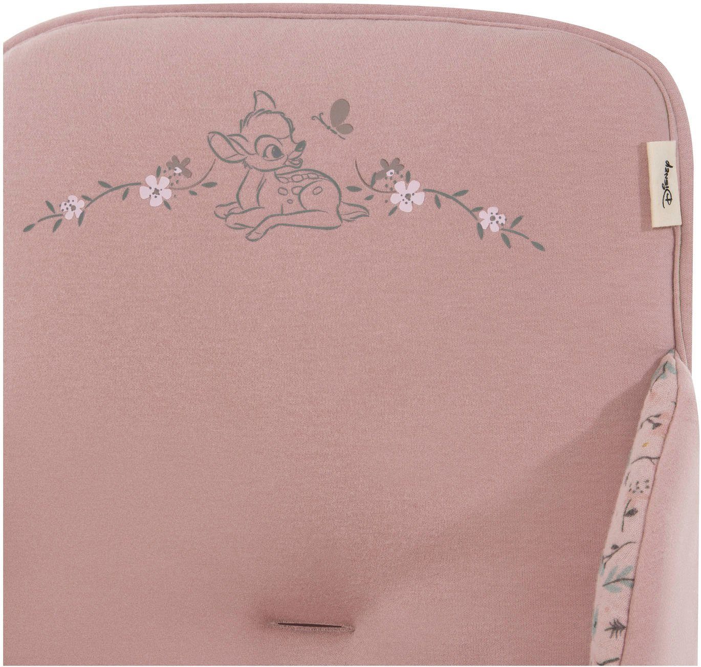 Hauck Stoelverkleiner Alpha Cosy Select, Bambi Rose voor de alpha+ houten kinderstoel