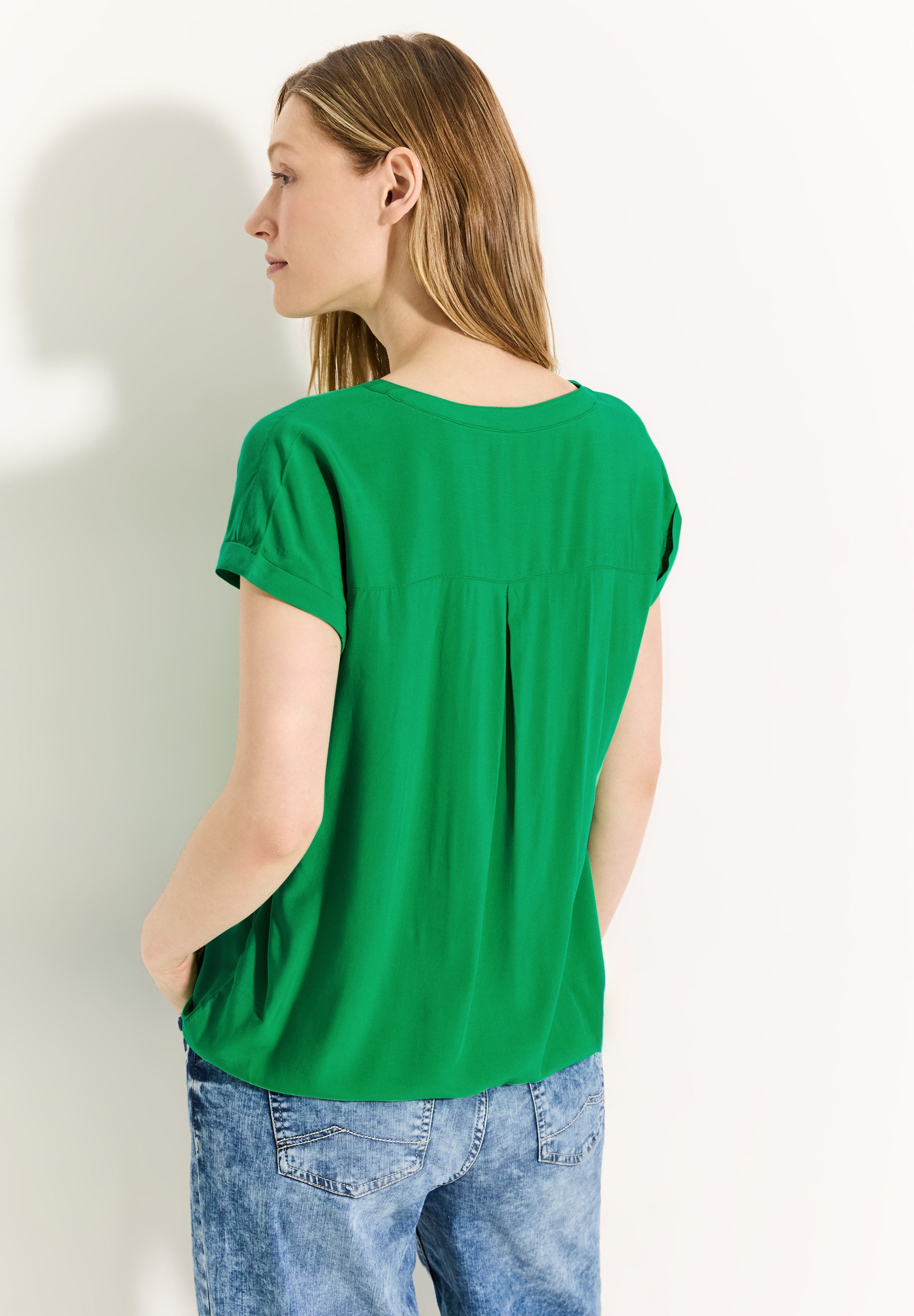 Cecil Blouse met korte mouwen met elastische band