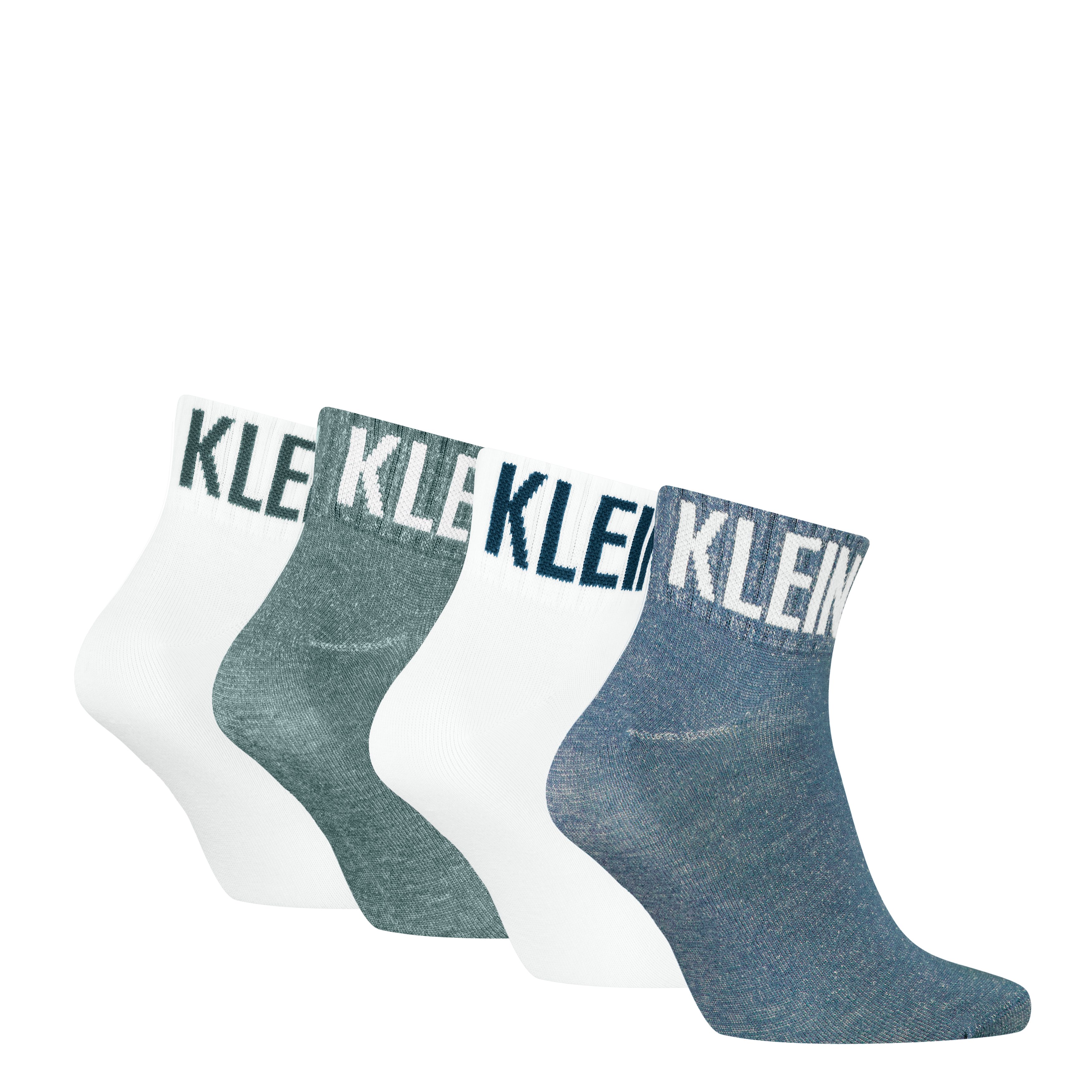 Calvin Klein Jeans Korte sokken CKJ MEN QUARTER 4P RIBBON LOGO ECOM (Set van 4)