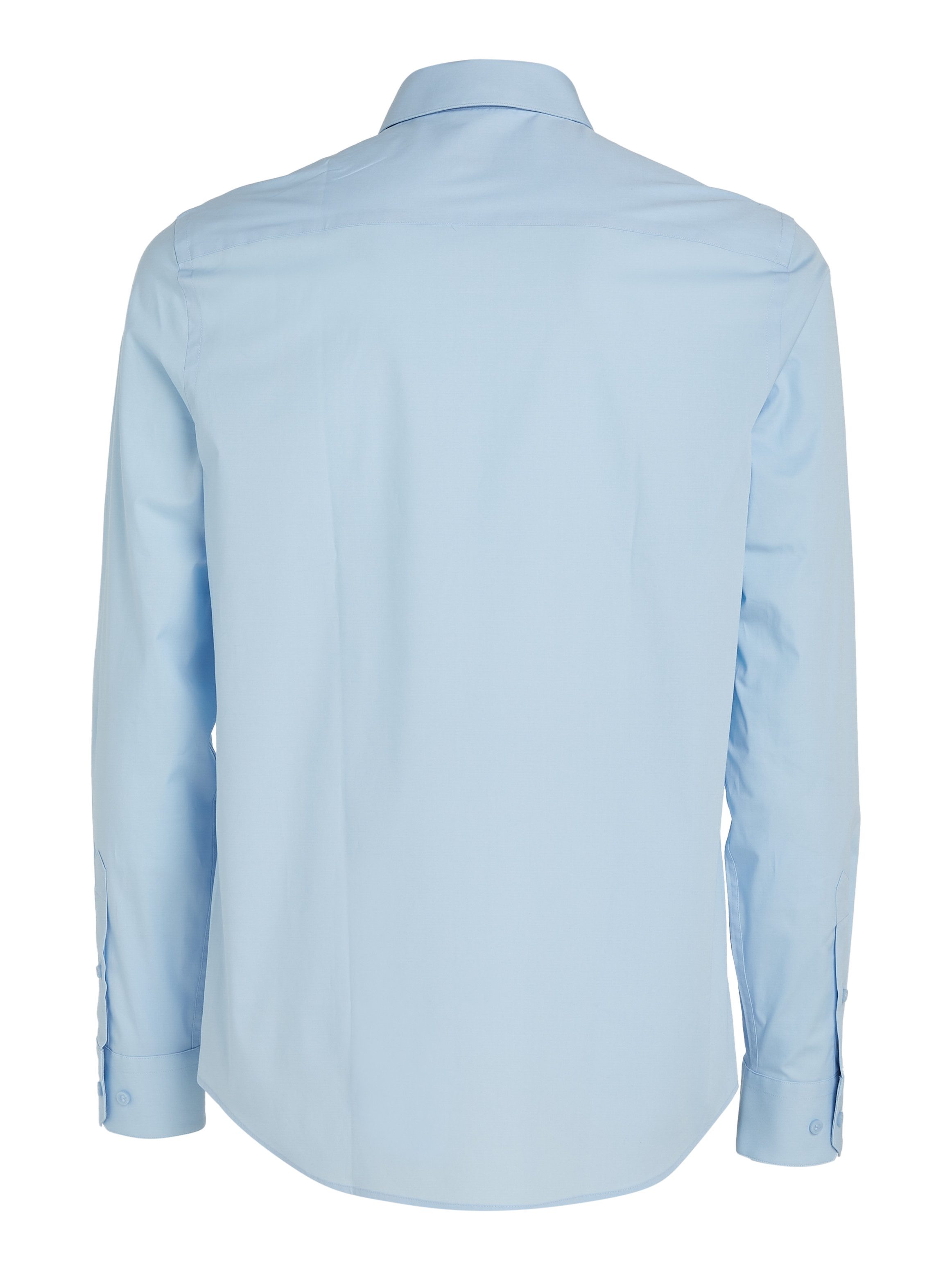 Calvin Klein Businessoverhemd STRETCH POPLIN SLIM SHIRT met calvin klein-logo op de borst
