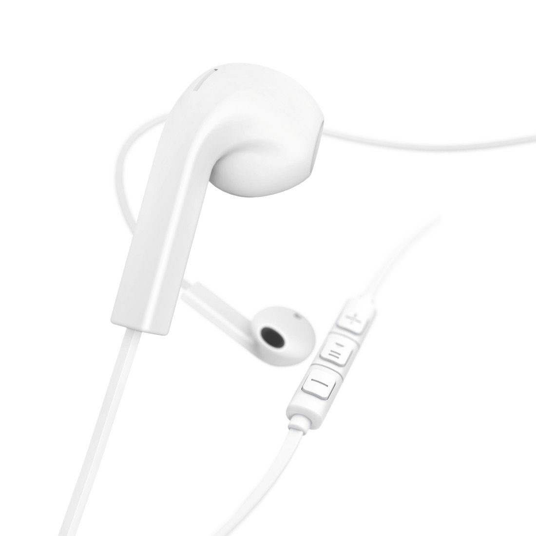 Hama In-ear koptelefoon Koptelefoon "Advance", earbuds, microfoon, platte kabel in ear