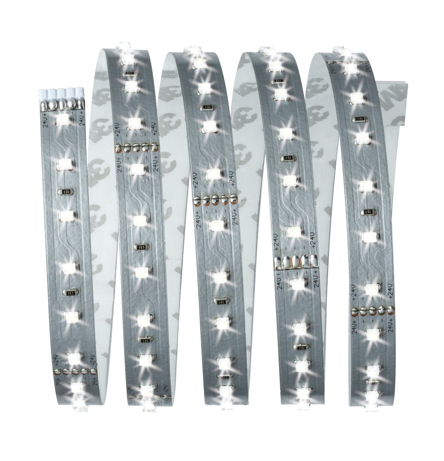 Paulmann Led-strepen MaxLED 500 Basisset 1,5m Daylight IP20 6500K 9W 230/24V 20VA zilverkleur (1 stuk)