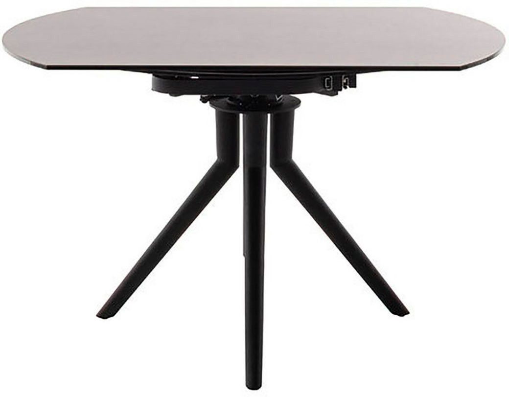 MCA furniture Eettafel RUBIKON vierpoot tafel 90-135 cm Keramiek, metaal, lengteschuif, uittrekbaar, 13 mm