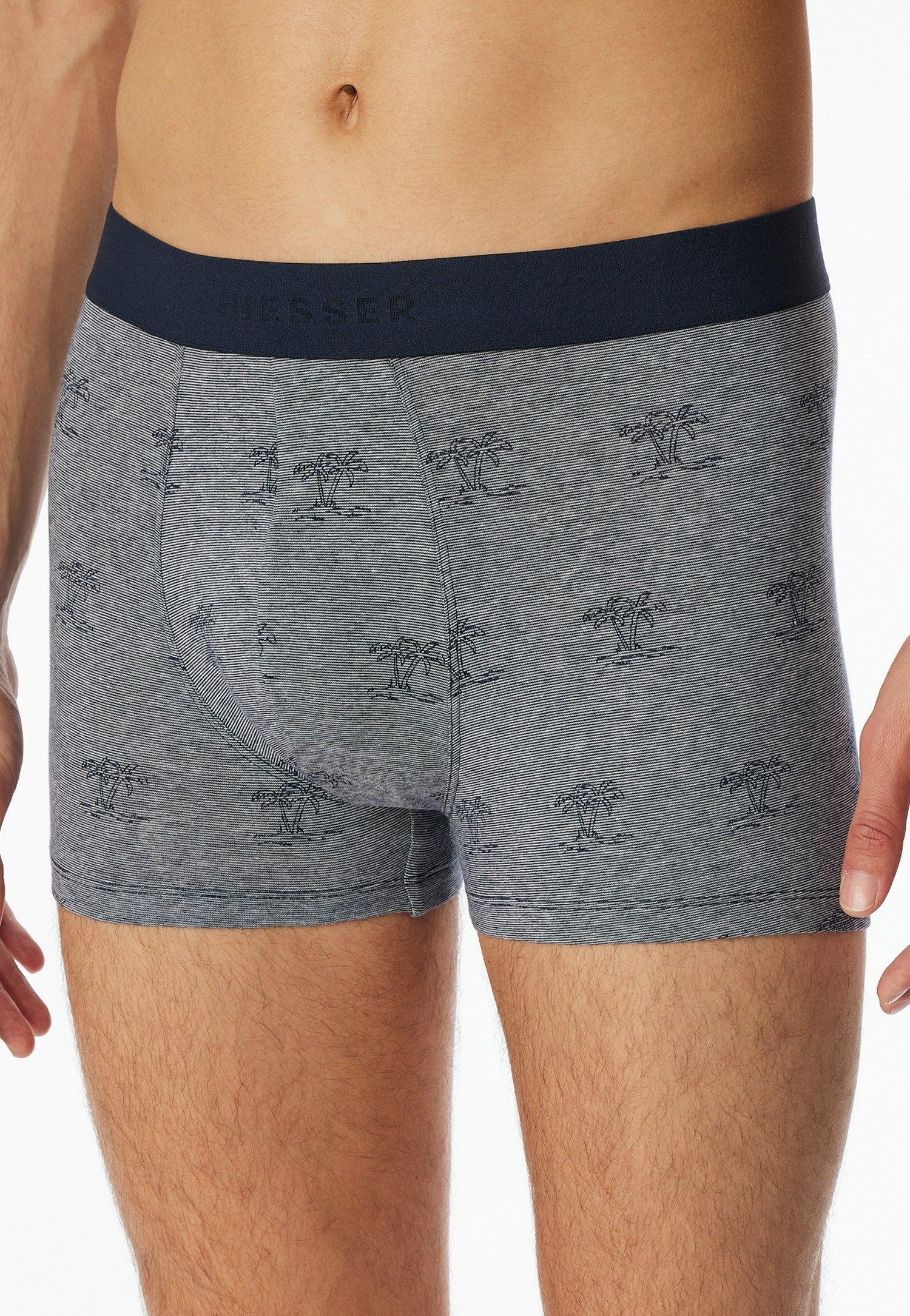 Schiesser Boxershort 95/5 met zachte logo-webgummiband (Set van 3)