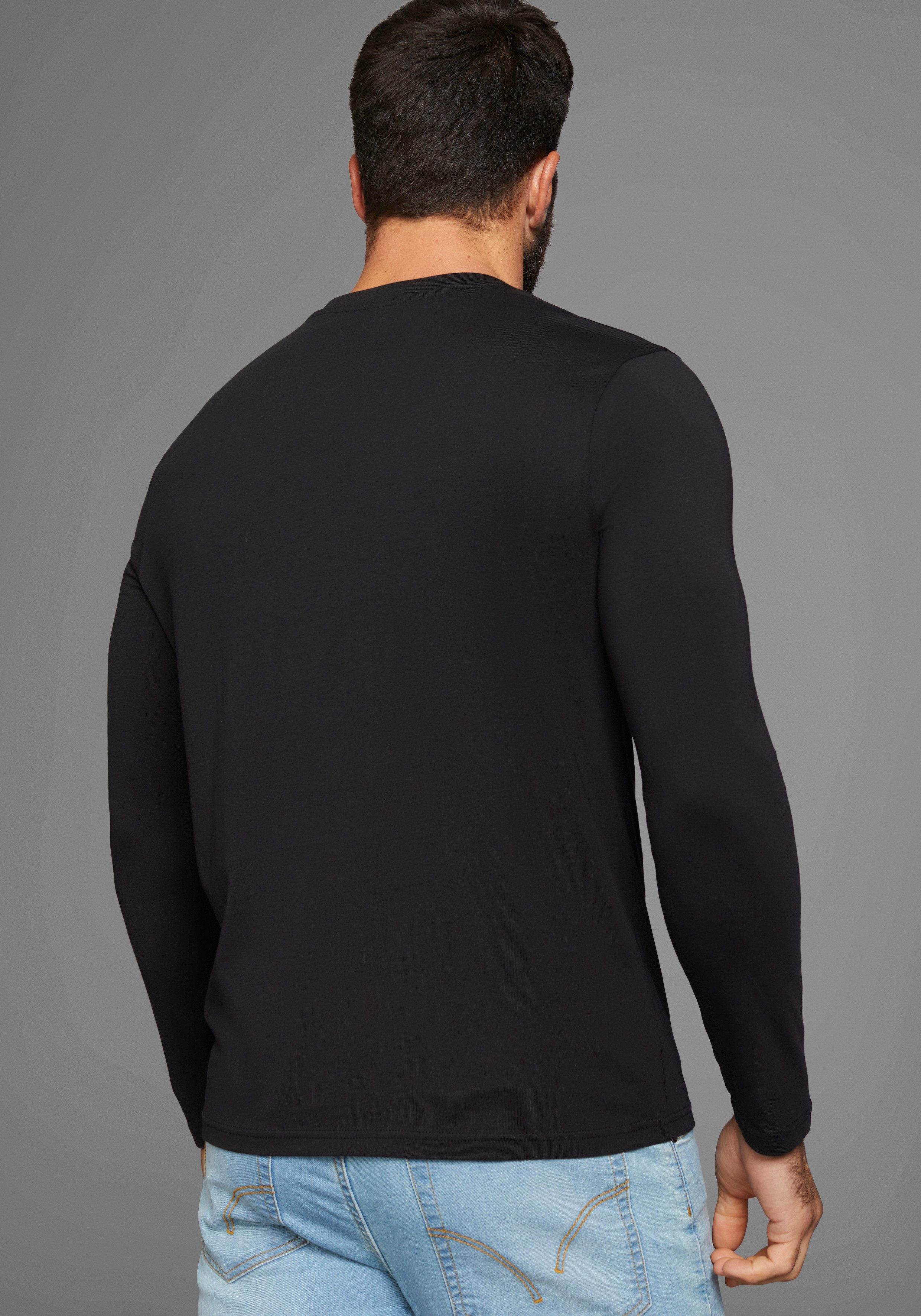 Man's World Shirt met lange mouwen ook voor onderkleding