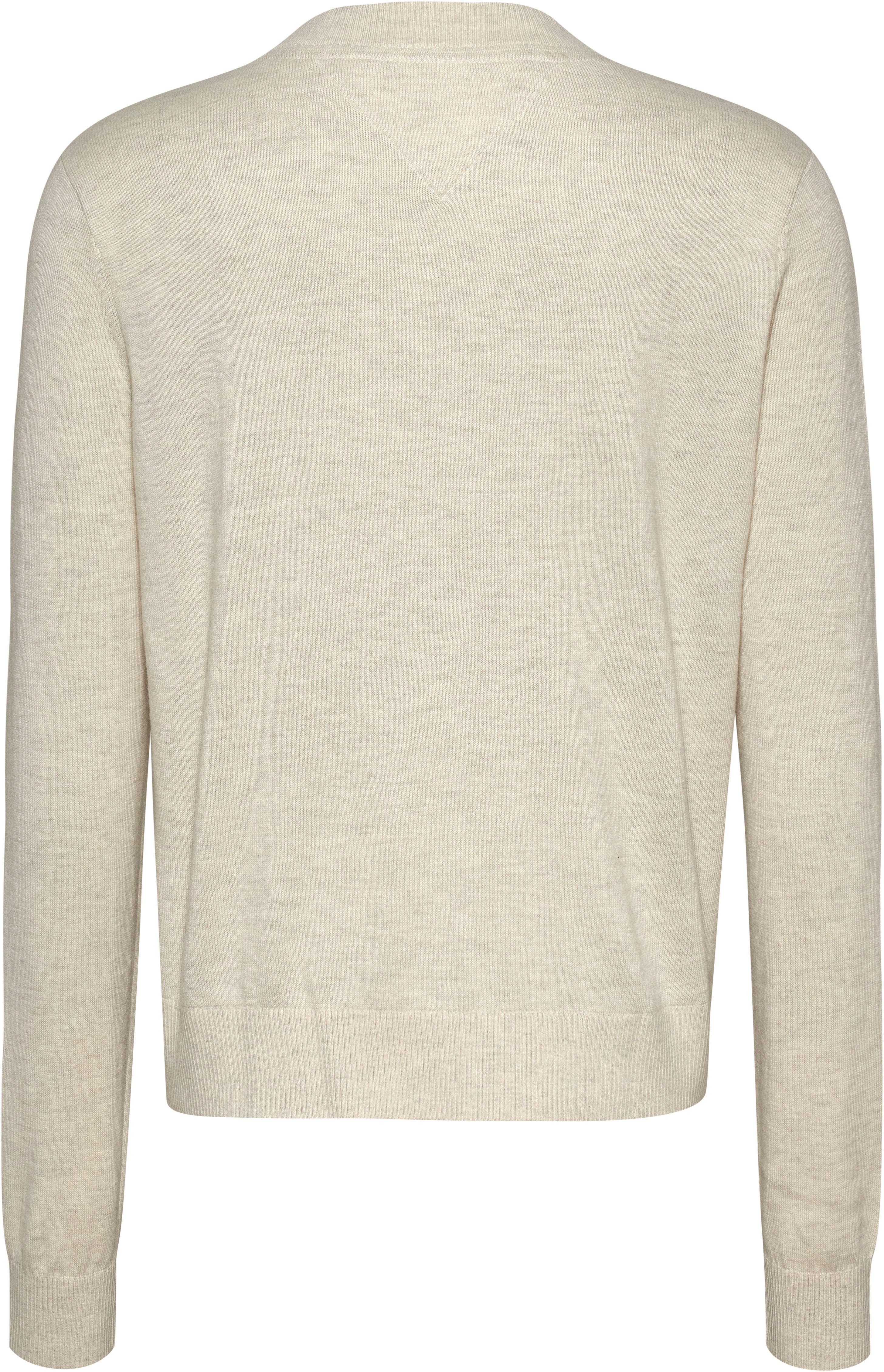 TOMMY JEANS Gebreide trui TJW ESSENTIAL VNECK SWEATER EXT