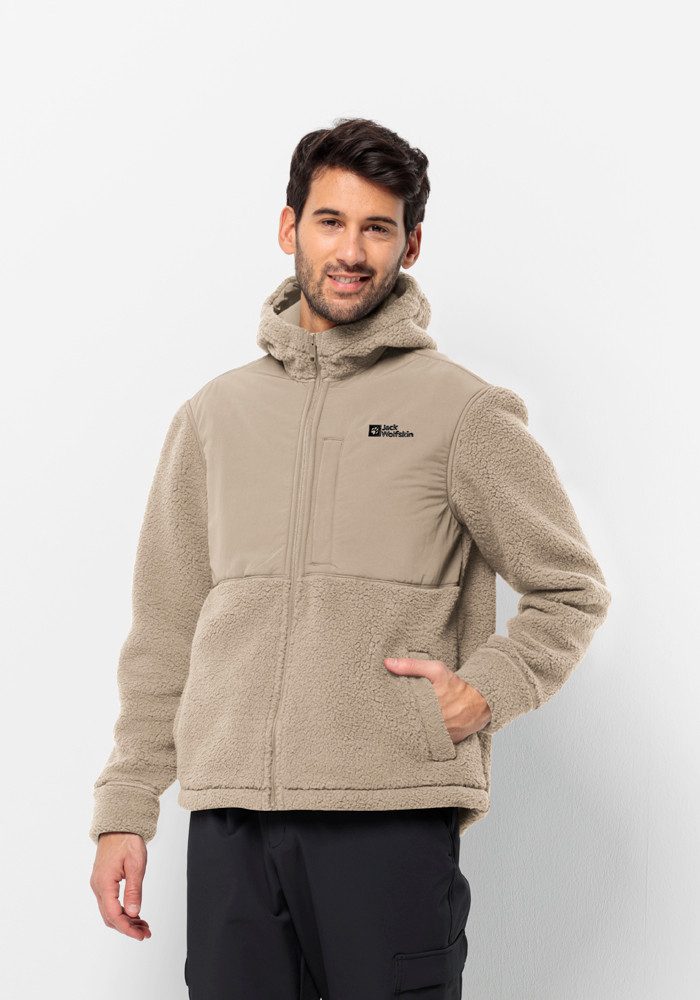 Jack Wolfskin Fleecejack FELSLICHT HOODED JKT M