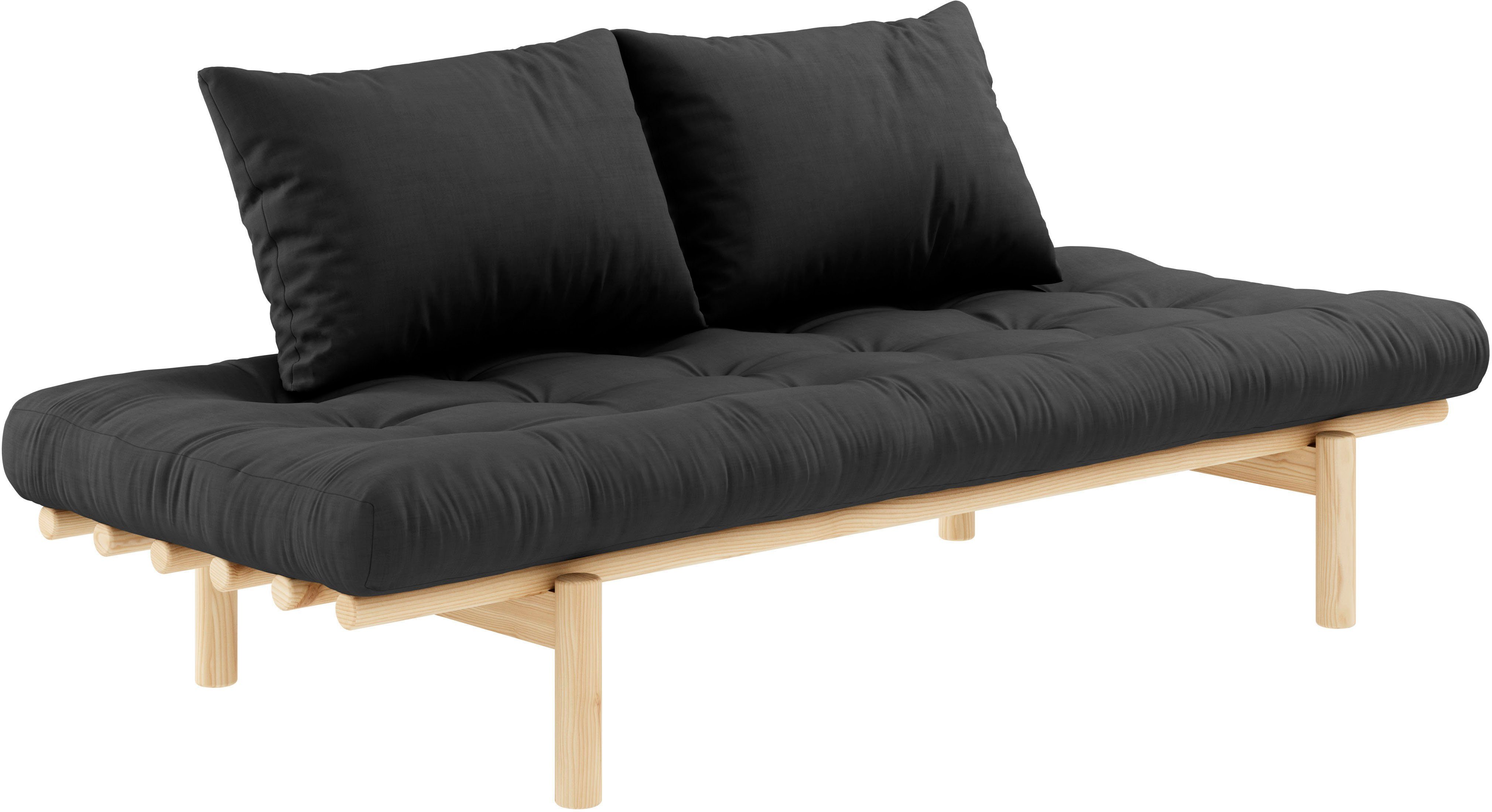 Karup Slaapbank Pace van massief grenenhout, incl. futonmatras (set, 2-delig)