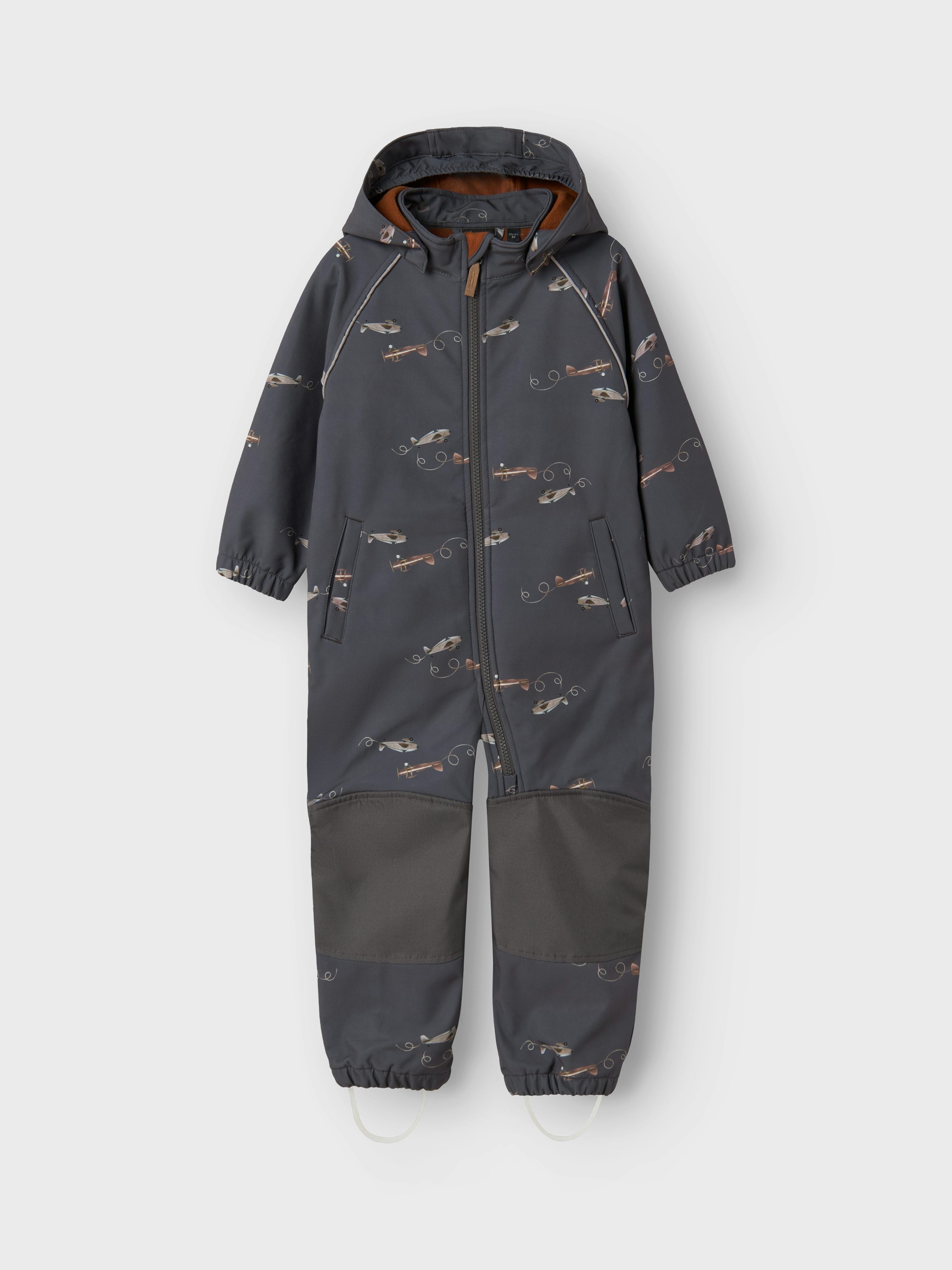 Name It Jumpsuit NMMALFA08 SOFTSHELL SUIT AOP 1FO NOOS met decoratieve en reflecterende details