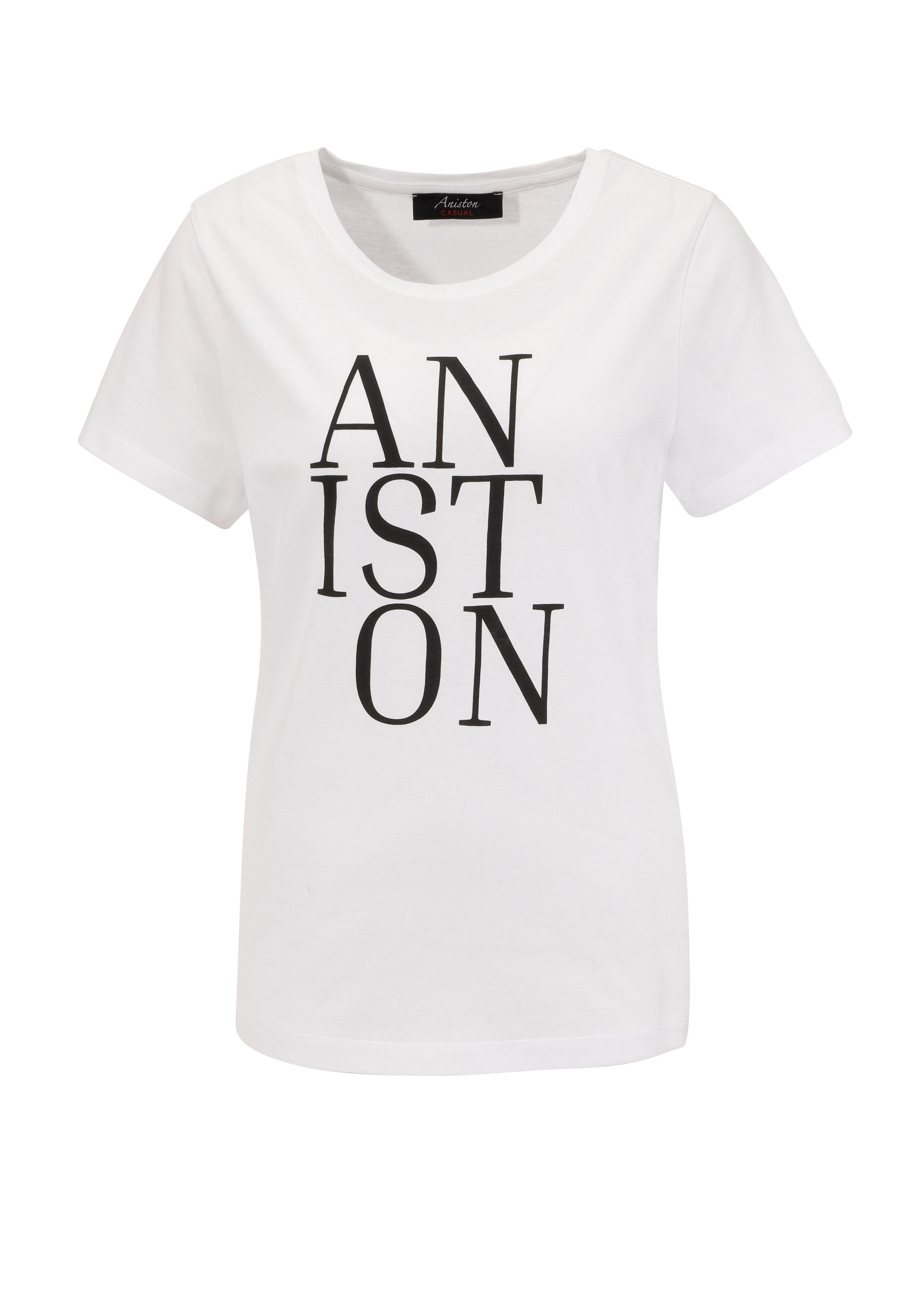 Aniston CASUAL T-shirt met aniston-opdruk