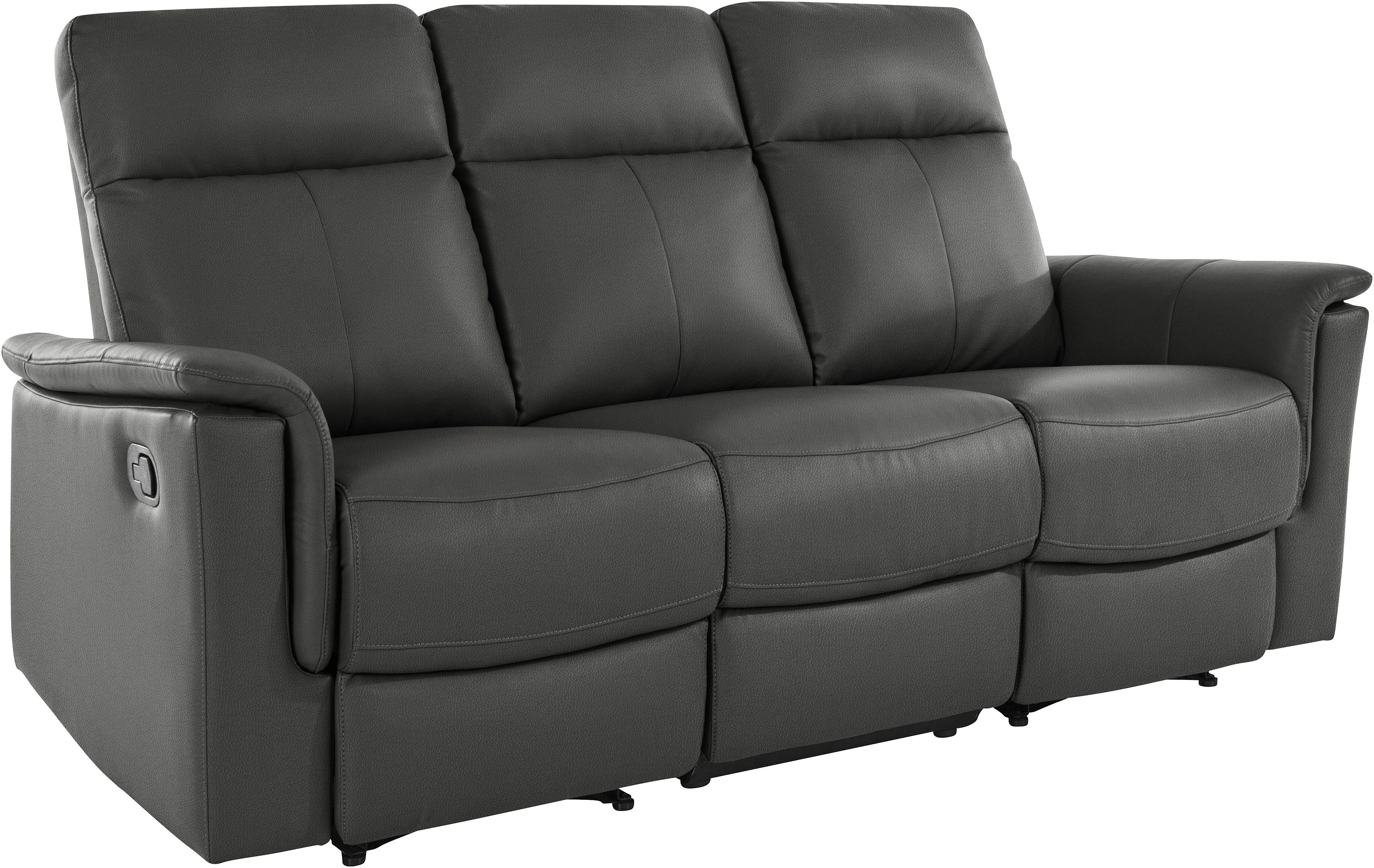 Home affaire 3-zitsbank Southbrook met handmatige en elektrische relaxfunctie