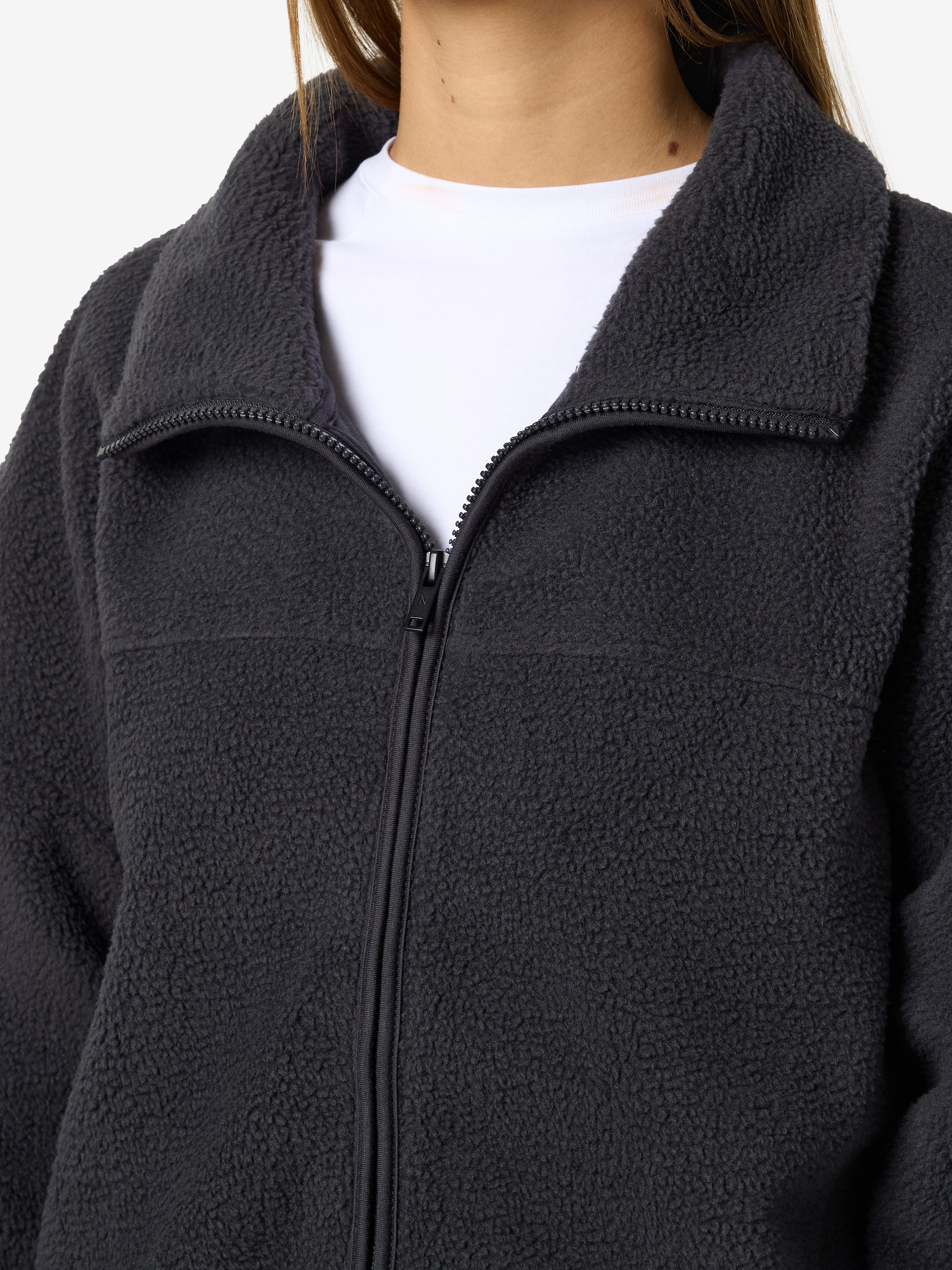 Noisy may Fleecejack NMCOZY L/S ZIP SWEATER JRS NOOS