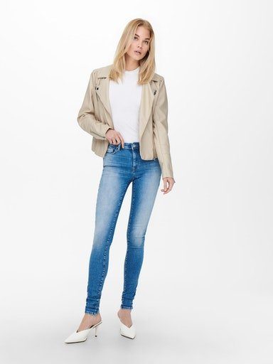 Only Imitatieleren jack ONLGEMMA FAUX LEATHER BIKER OTW NOOS