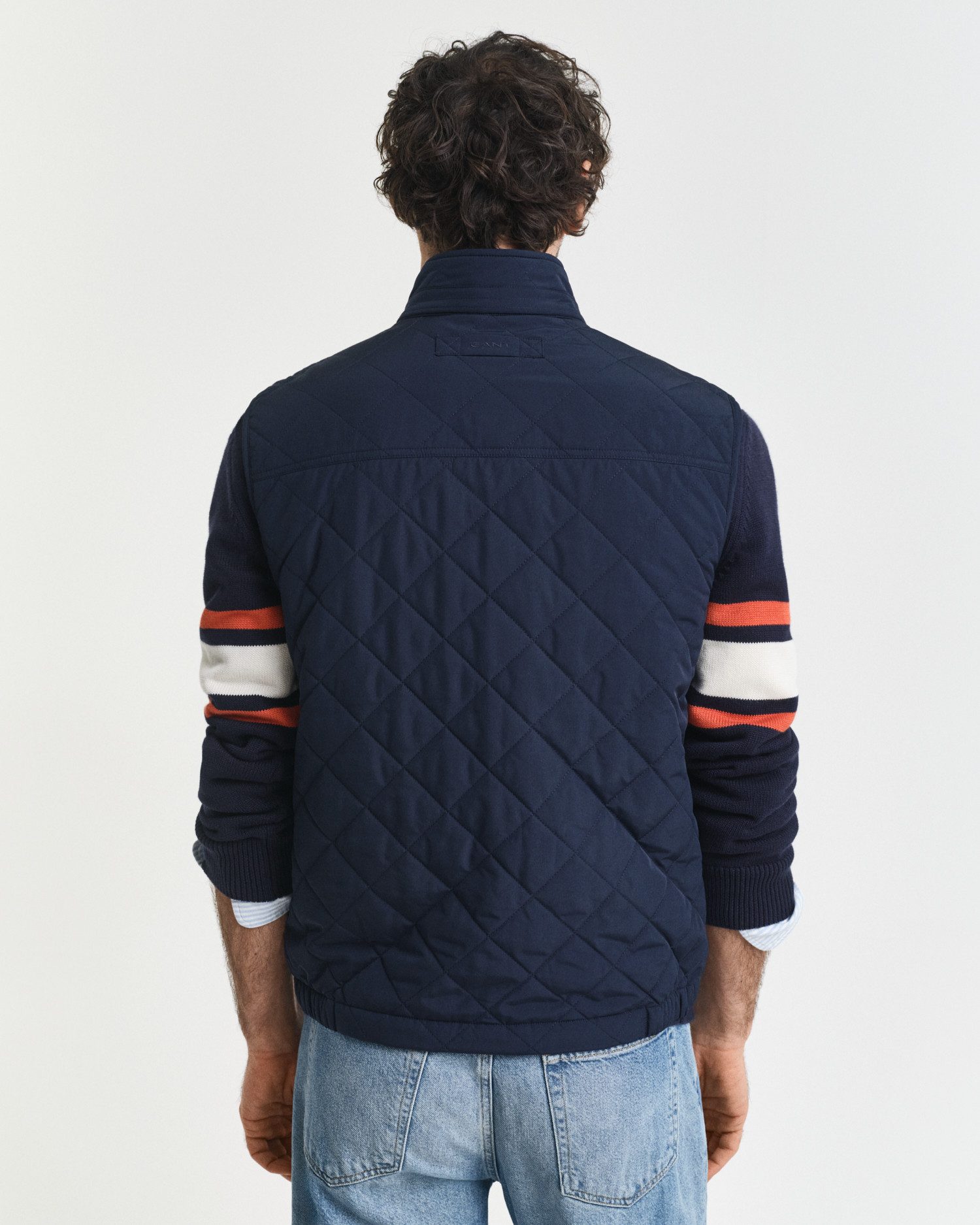 Gant Bodywarmer QUILTED WINDCHEATER VEST met wattering van gerecycled polyester
