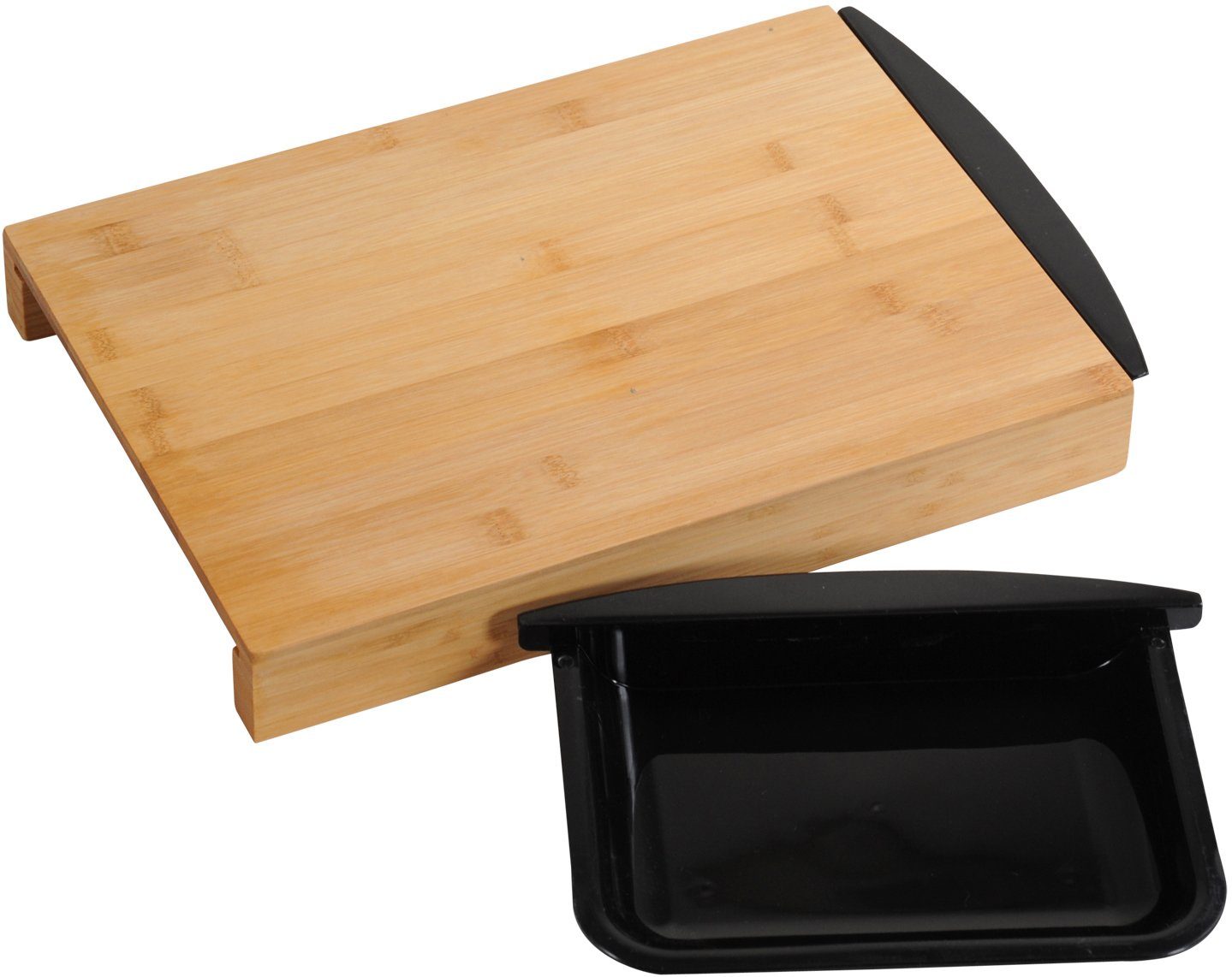 KESPER for kitchen & home Snijplank met 2 opvangschalen, fsc®-gecertificeerd