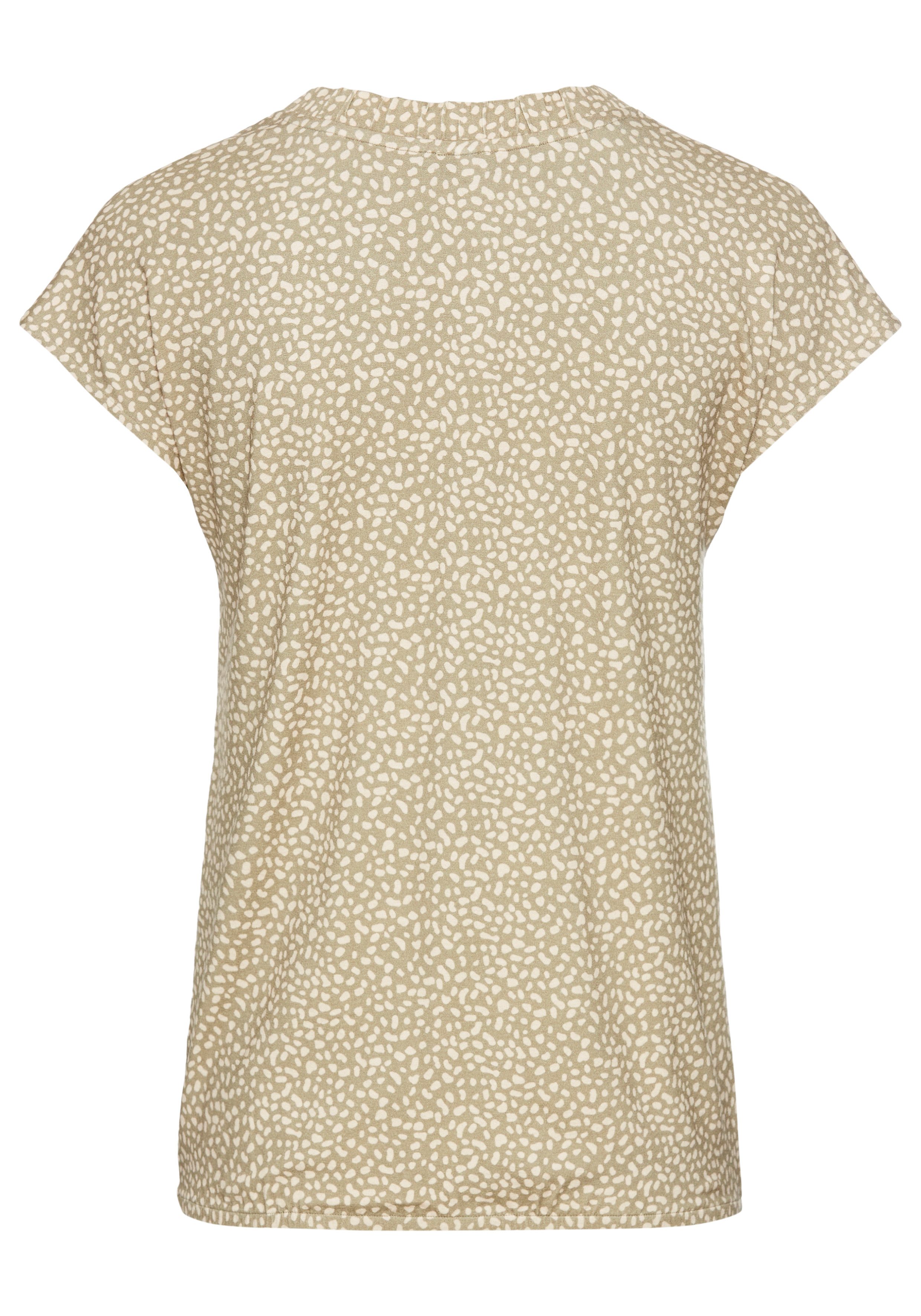 Laura Scott Shirt met print met elastische zoom - nieuwe collectie