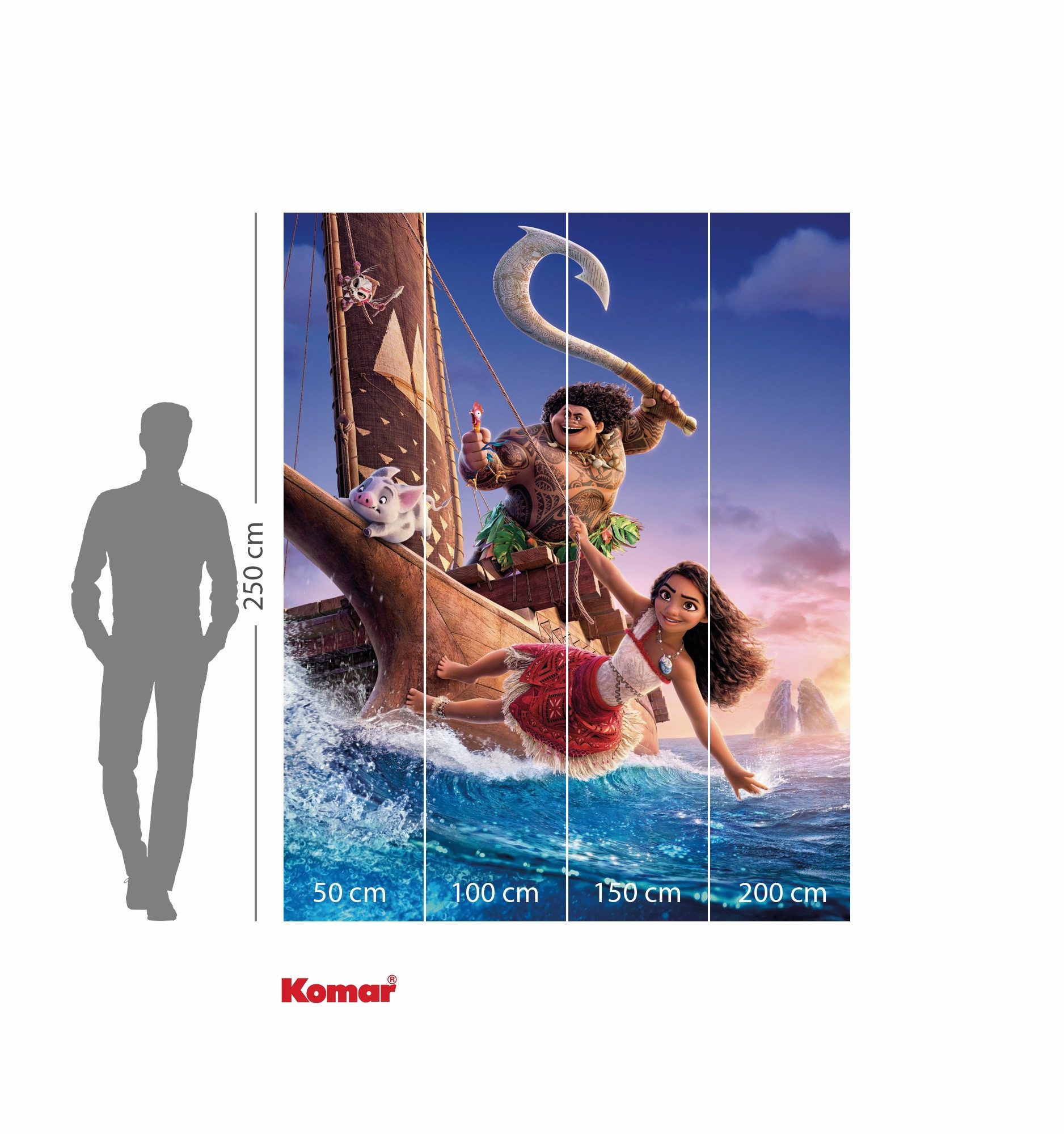 Komar Kinderbehang Disney Moana 2 Feel The Ocean (1 stuk)