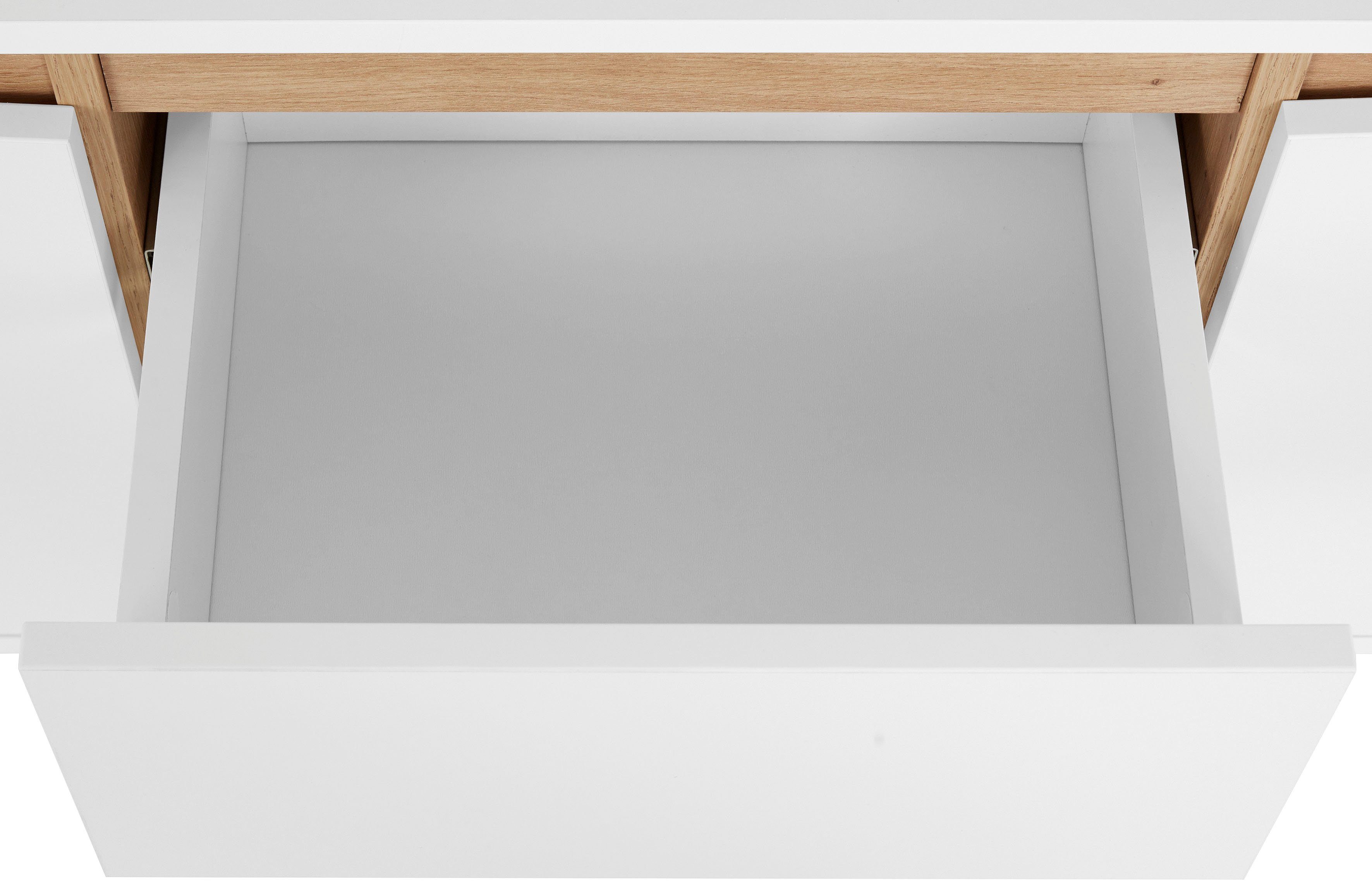 Homexperts Dressoir Vicky , breedte 160 cm of 180 cm, in matwit