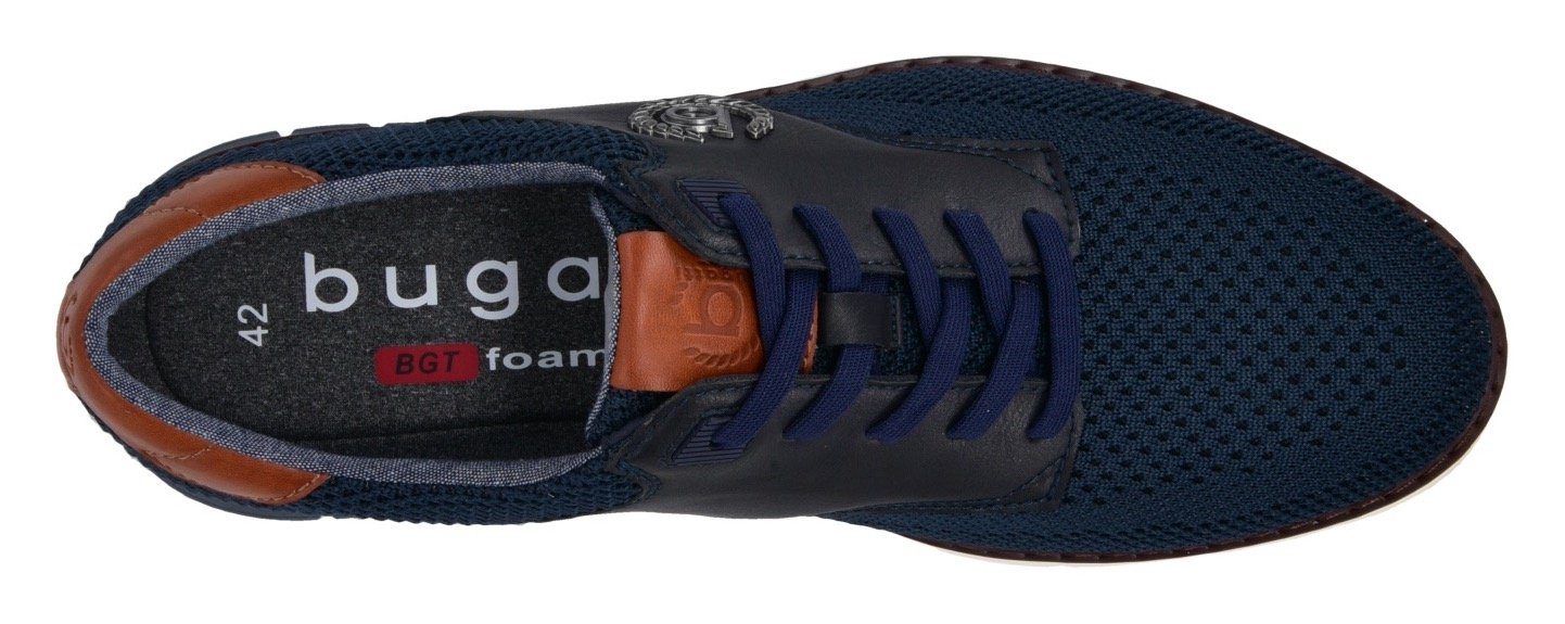 Bugatti Slip-on sneakers met rekbaar elastiek