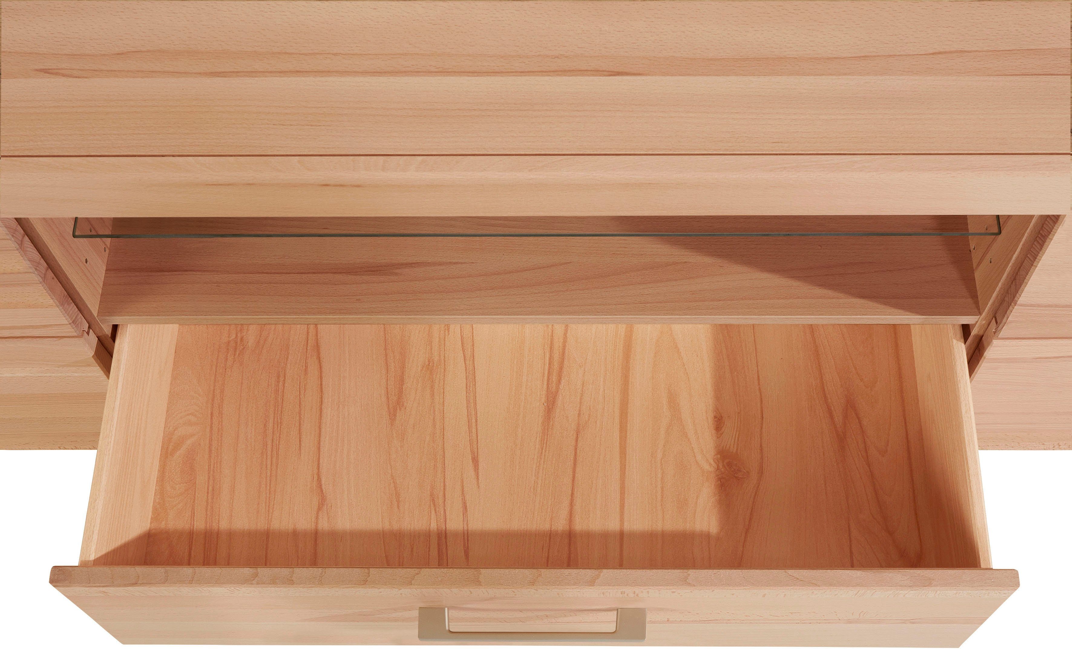 VOGL Möbelfabrik Tv-meubel 1237 Massief houten front, breedte ca. 171 cm, met soft-close functie