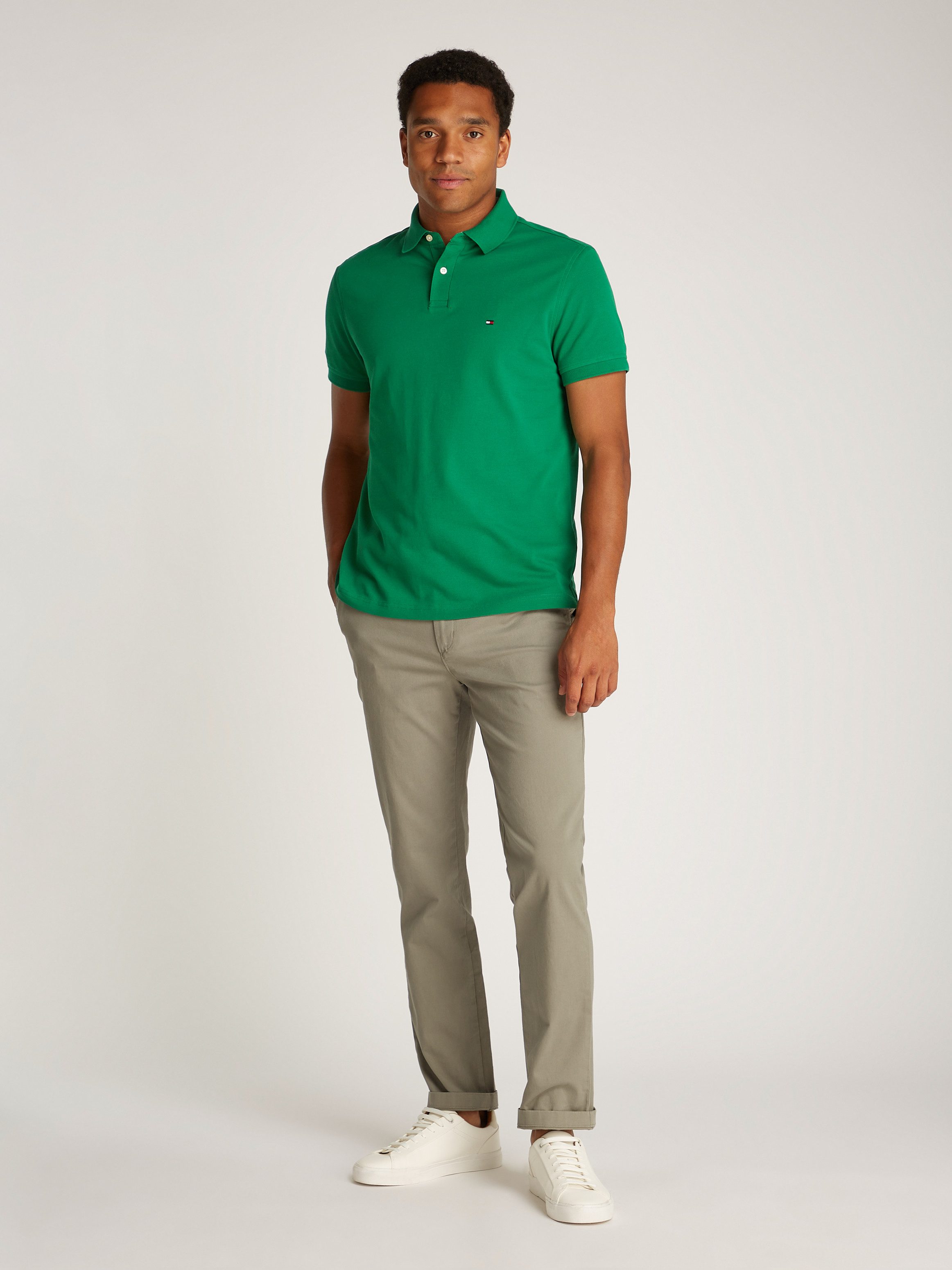 Tommy Hilfiger Poloshirt 1985 REGULAR POLO met contraststrepen in de kraag