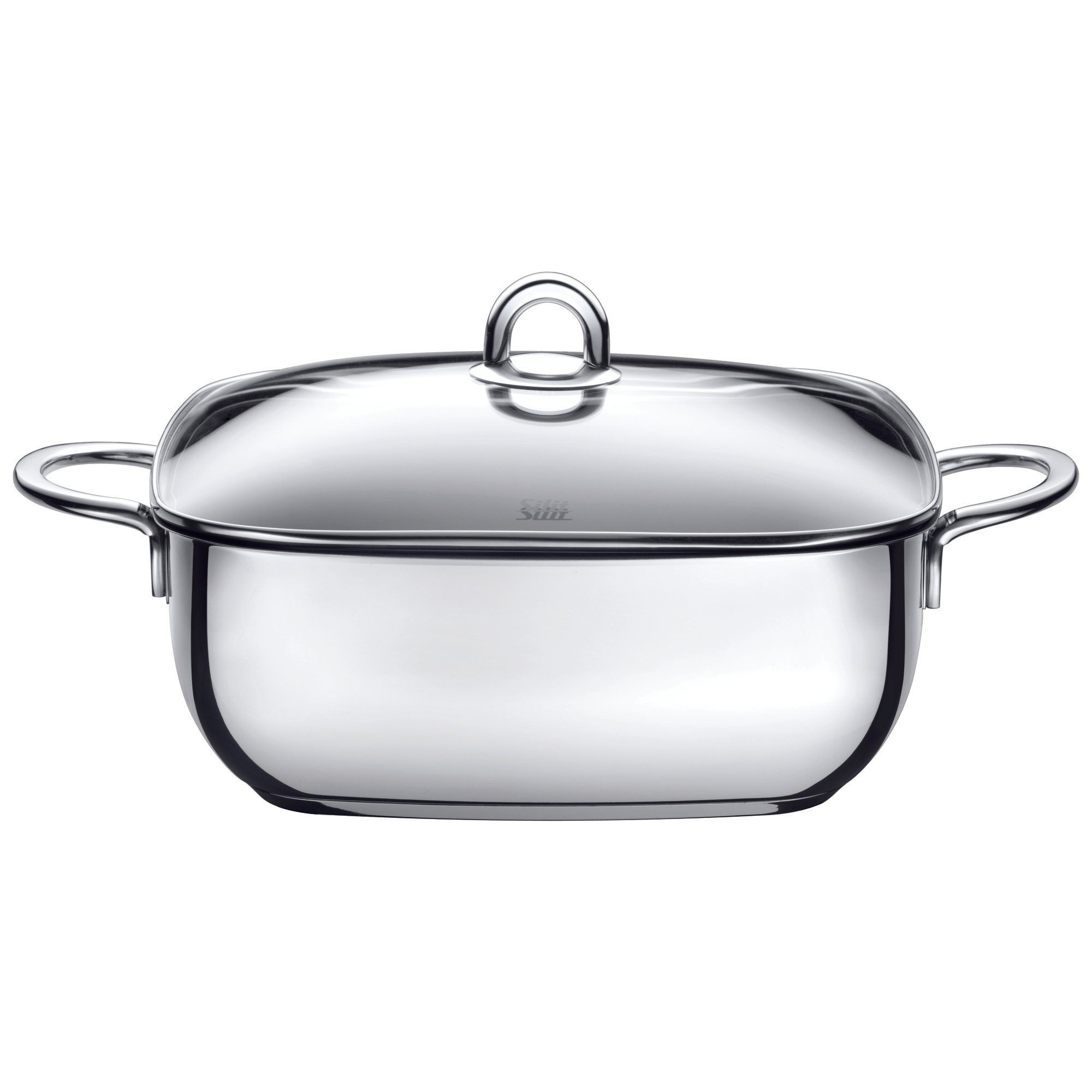 Silit Braadpan Studio, gecoate braadpan inductie ovenbestendig tot 180°c, geschikt voor alle gangbare fornuizen braadpannen zilver(kleur)