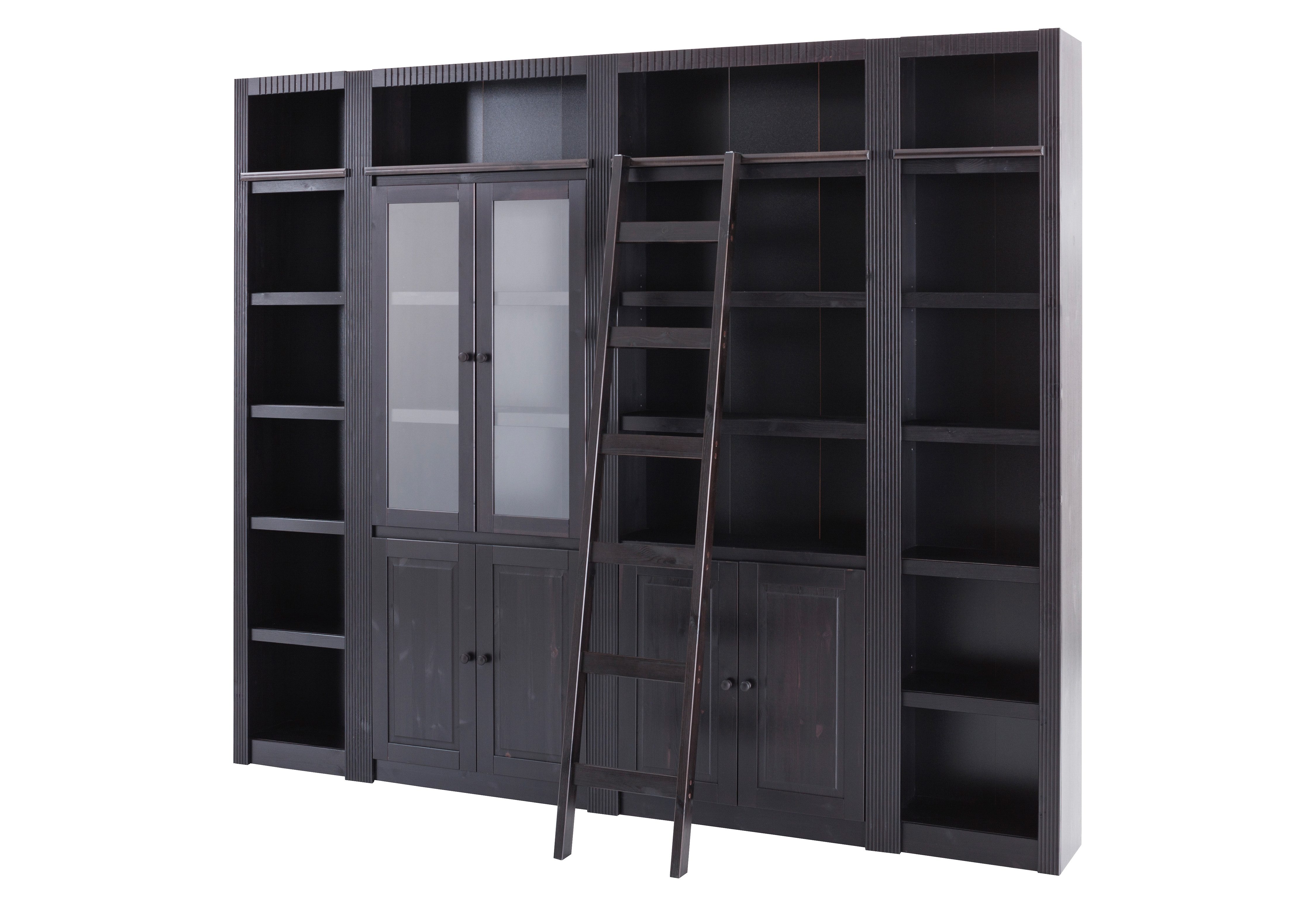Home affaire Kastenwand Bergen van mooi massief grenenhout, breedte 255 cm (1 stuk)