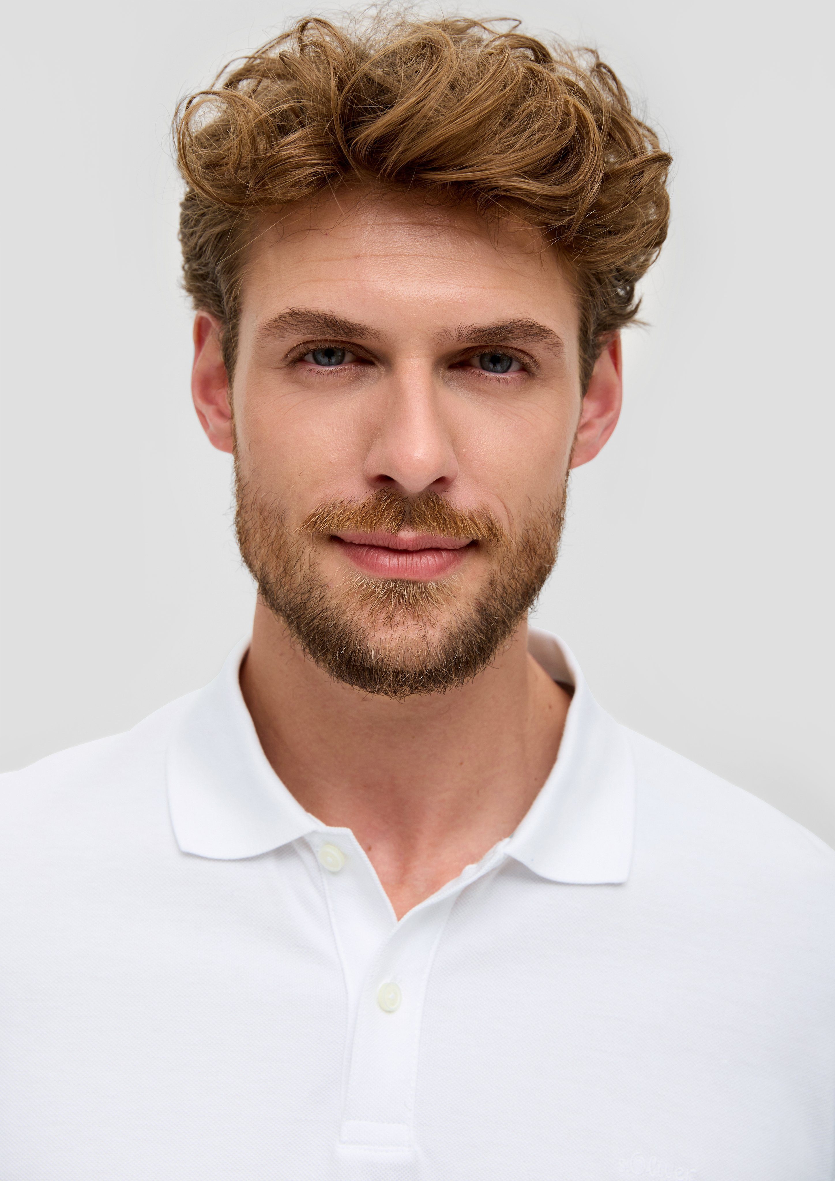 s.Oliver Poloshirt met geborduurd logo