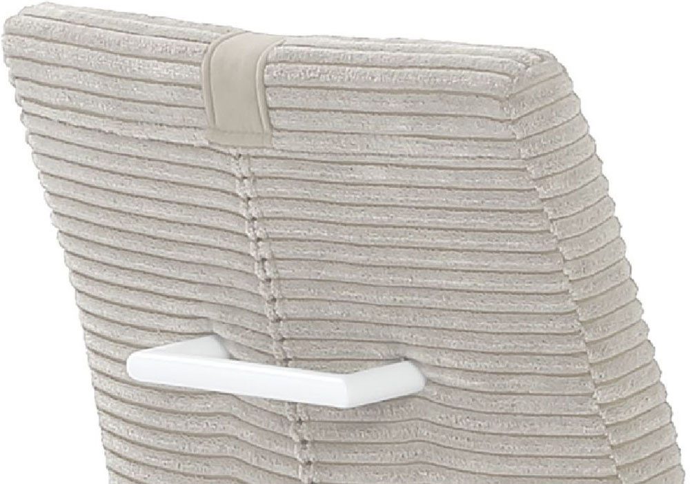 Jockenhöfer Gruppe Vrijdragende stoel Kenny met pocketvering, bekledingsstof cord (set, 2 stuks)