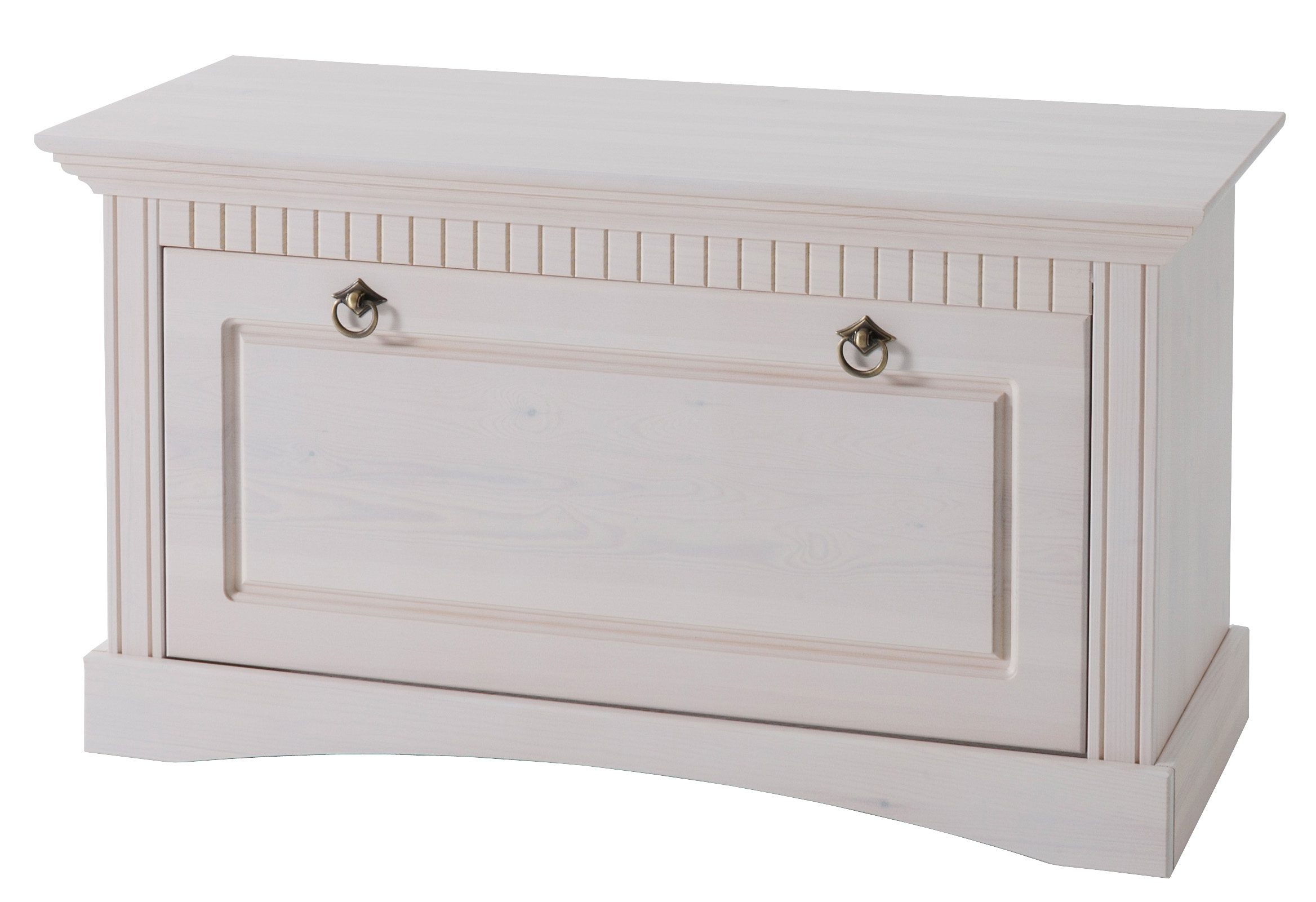 Home affaire Schoenenkist Rustiek van massief grenen, zithoogte 49 cm, in paneel-look