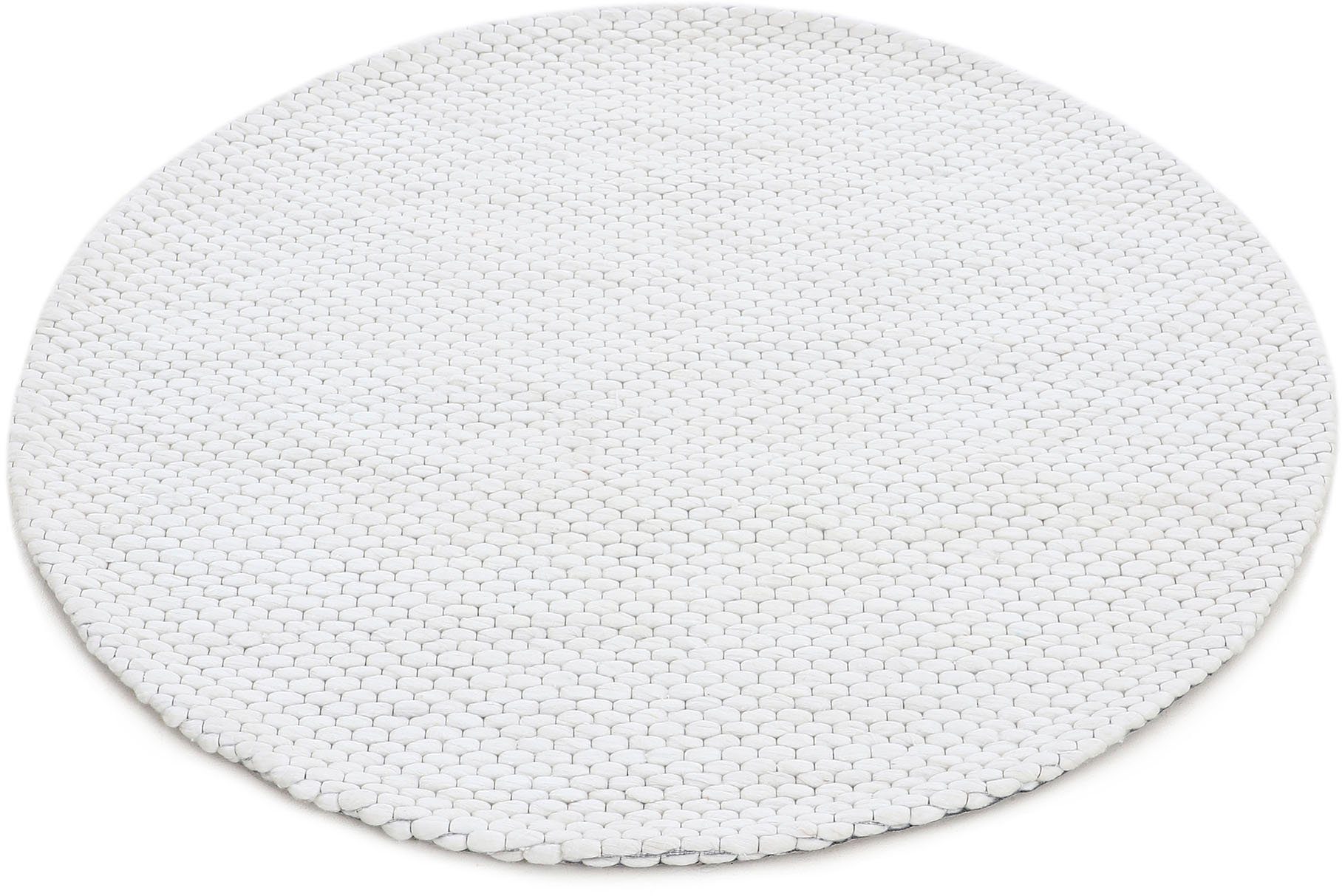 carpetfine Wollen kleed Sina grove structuur, tijdloos design, 100% wol, woonkamer